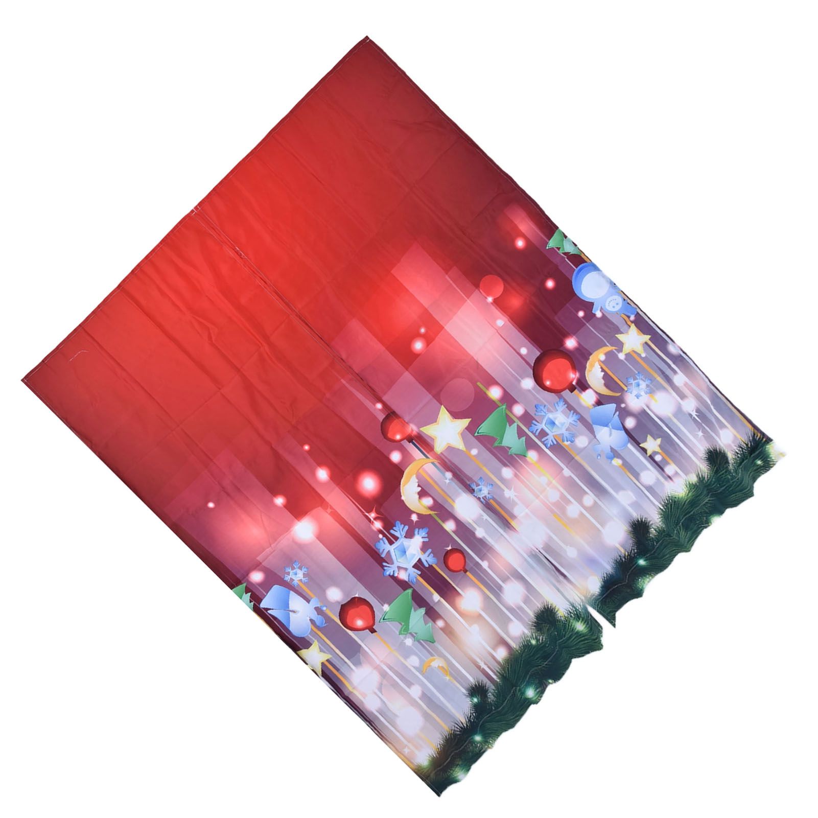 3D Digital Printing Christmas Curtain Individuality Creativity Blackout view 9