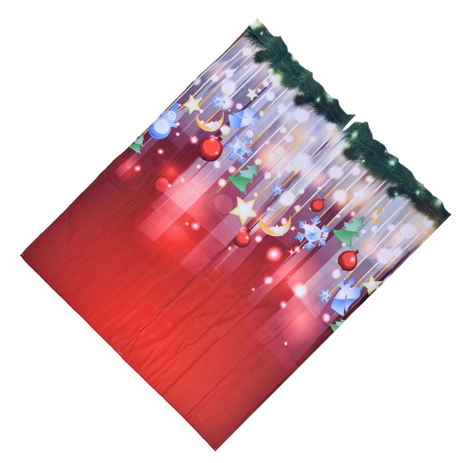 3D Digital Printing Christmas Curtain Individuality Creativity Blackout view 10