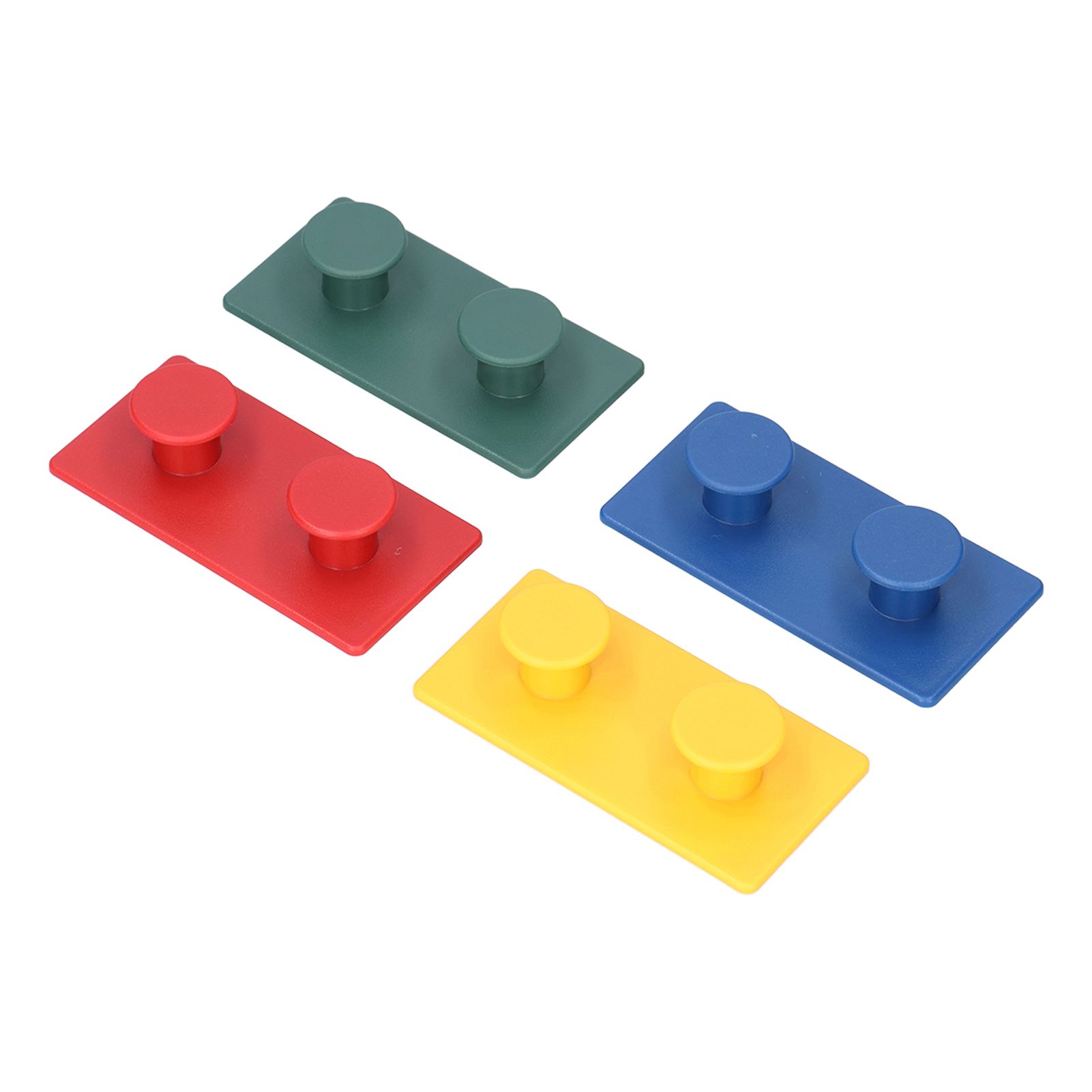 4Pcs ABS Wall Hooks Self Adhesive Clothes Coat Hook Storage Organization for view 4