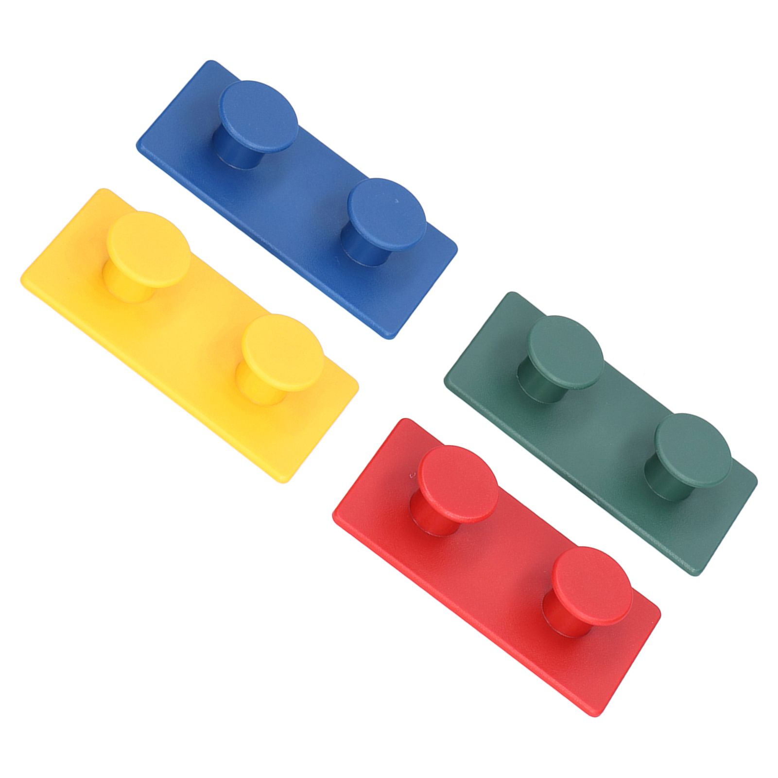 4Pcs ABS Wall Hooks Self Adhesive Clothes Coat Hook Storage Organization for view 7
