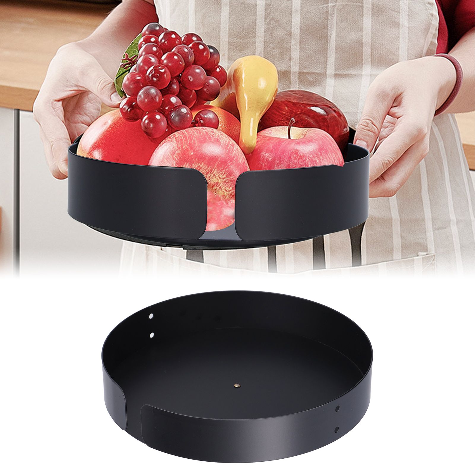 Turntable Organizer 360 ° Rotatable Safe Reliable Small Compact Stainless view 11