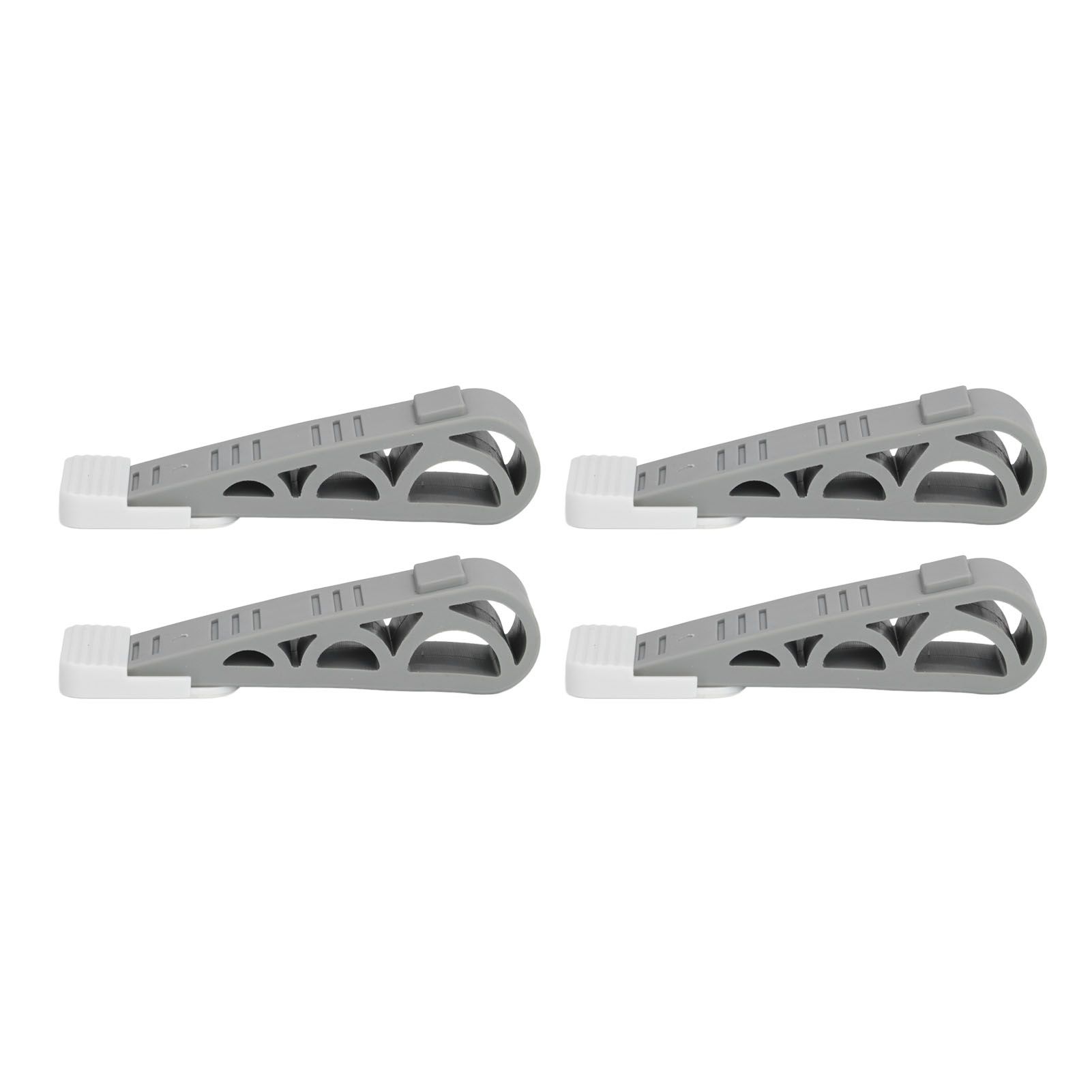 4PCS Stacked Door Stop Rubber Heavy Duty Door Bottom Stopper Door Wedge Stop view 2