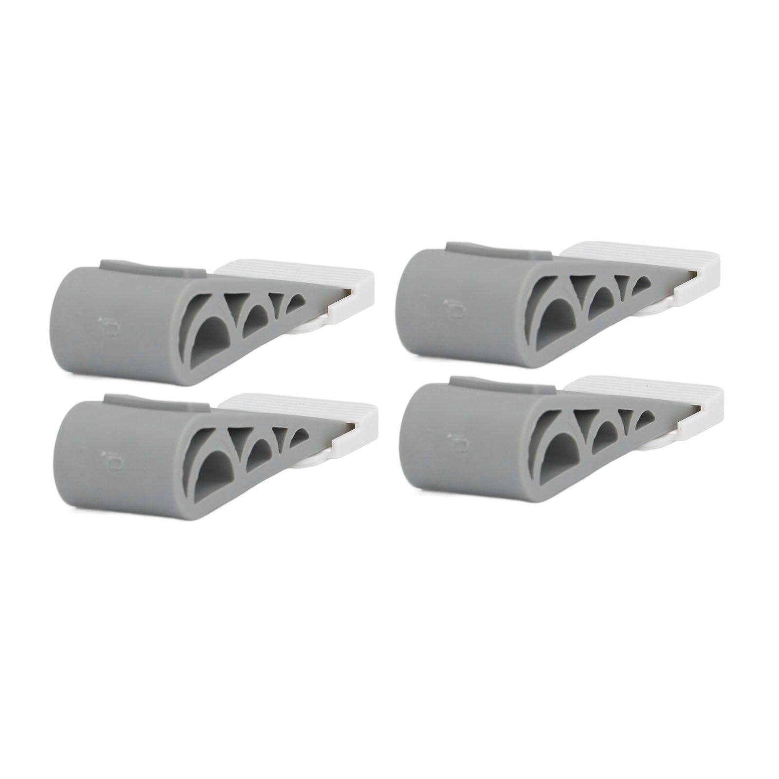 4PCS Stacked Door Stop Rubber Heavy Duty Door Bottom Stopper Door Wedge Stop view 3