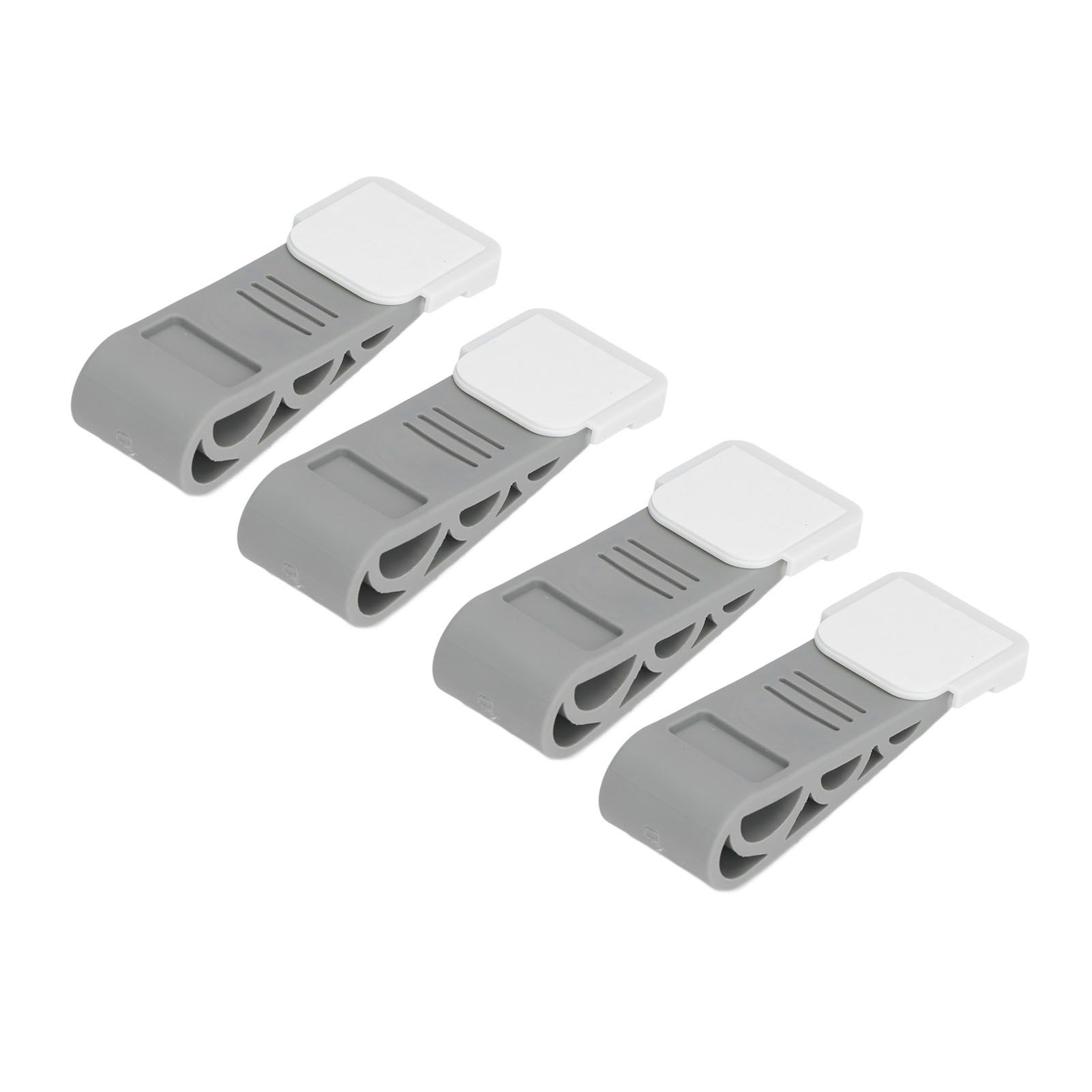 4PCS Stacked Door Stop Rubber Heavy Duty Door Bottom Stopper Door Wedge Stop view 10