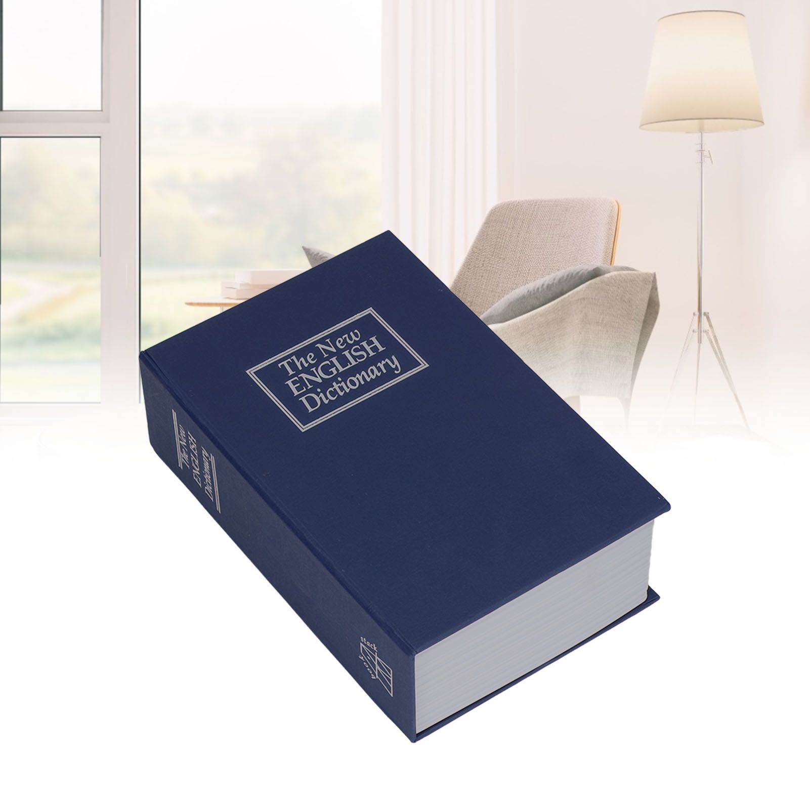 Safe Box Simulation Book Shape Decorative Storage Money Case for Bedroom view 12
