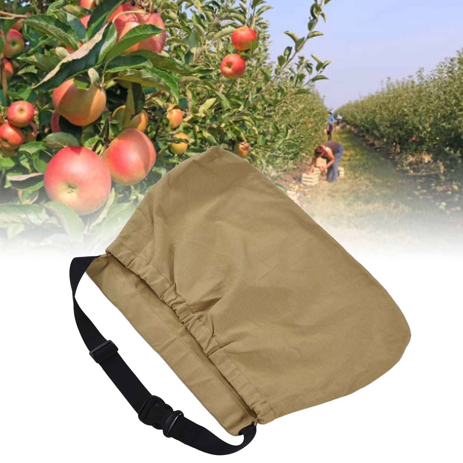 Orchard Picking Bag Adjustable Oxford Cloth Waist Hanging Fruit Harvest Bag view 12