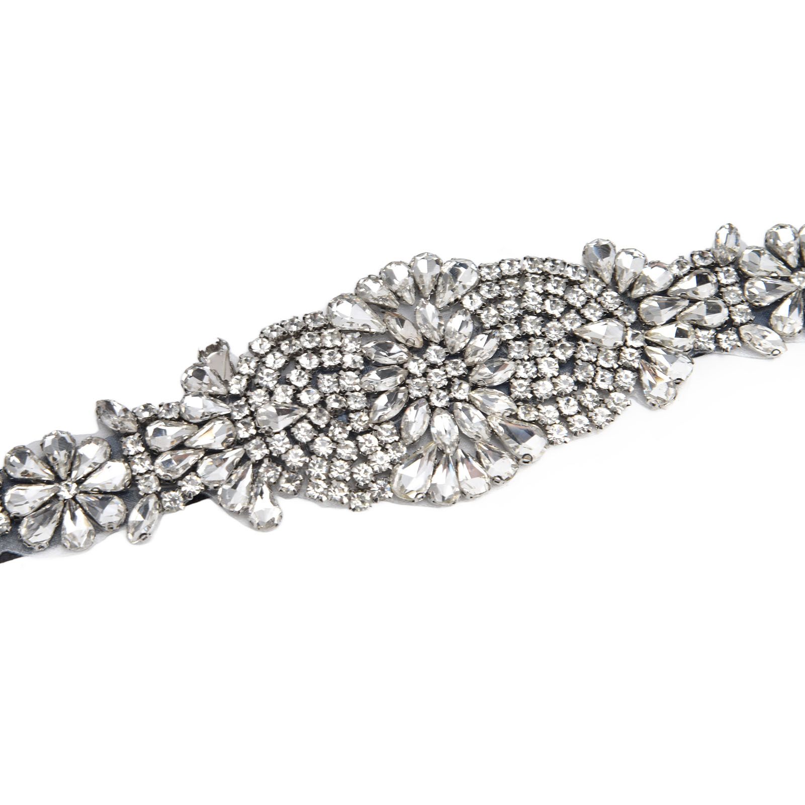 Rhinestone Wedding Dress Belt Elegant Waistbelt Clothes Accessories for Bride view 15