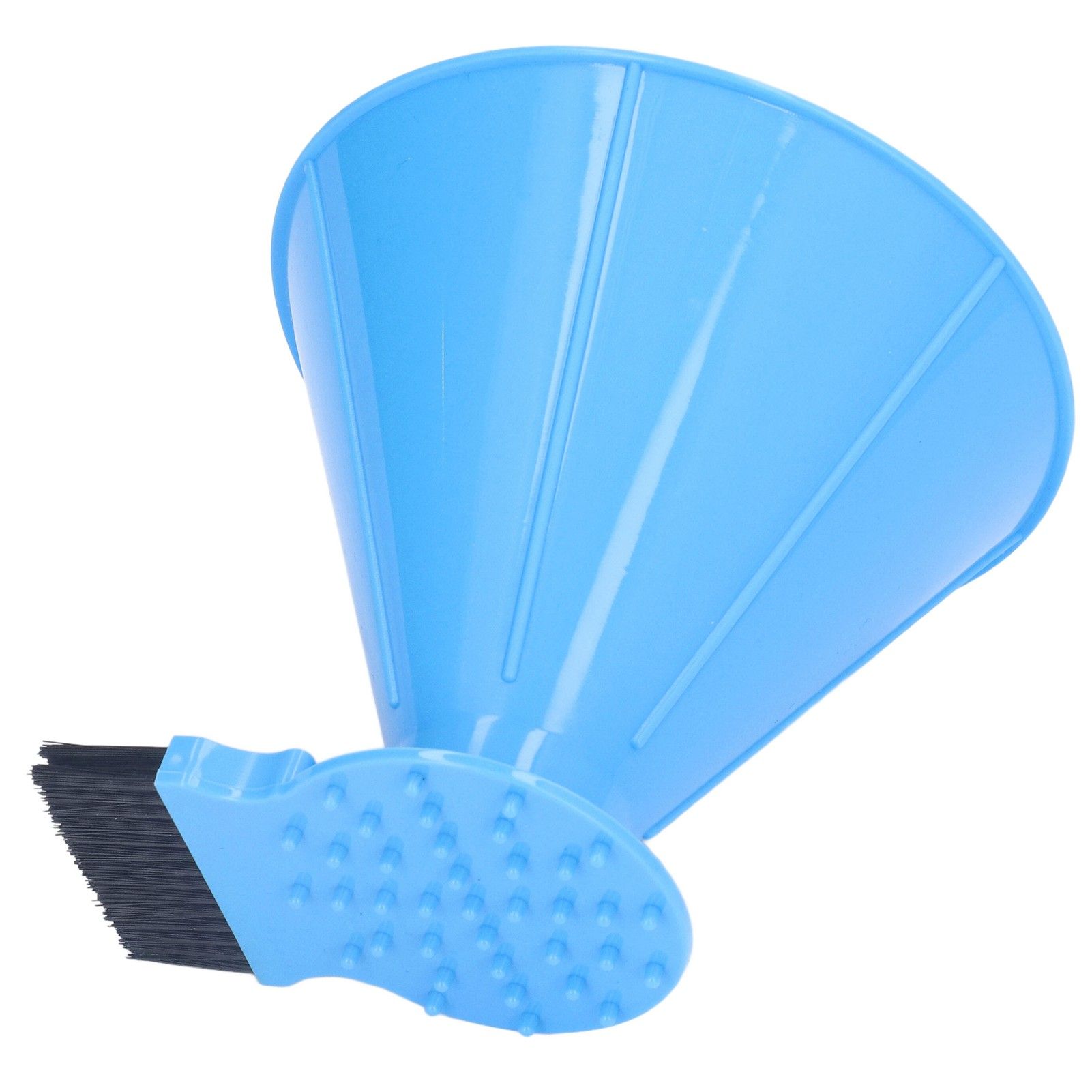 Ice Scraper Plastic Cone Multi Functional Funnel Snow Remover with Brush for view 4