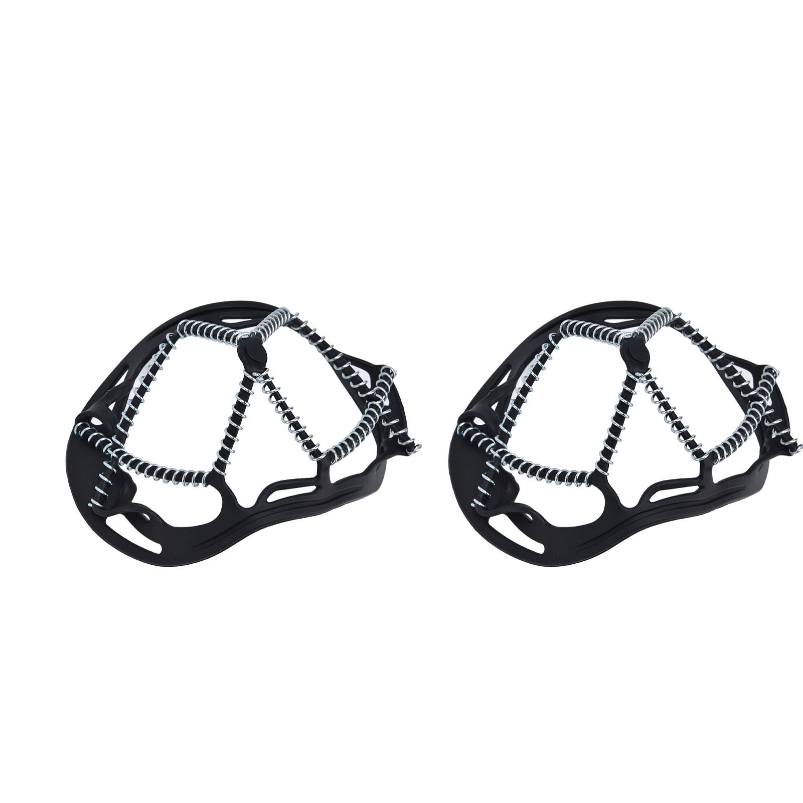 2Pcs Walk Traction Cleats Prevent Slipping High Tension Spring Crampons for