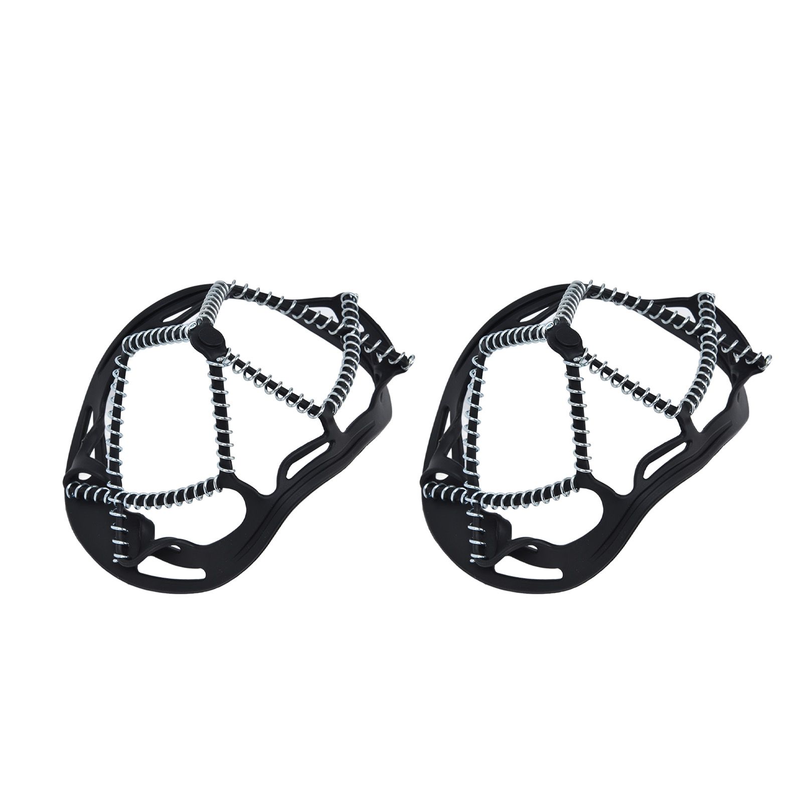 2Pcs Walk Traction Cleats Prevent Slipping High Tension Spring Crampons for view 2