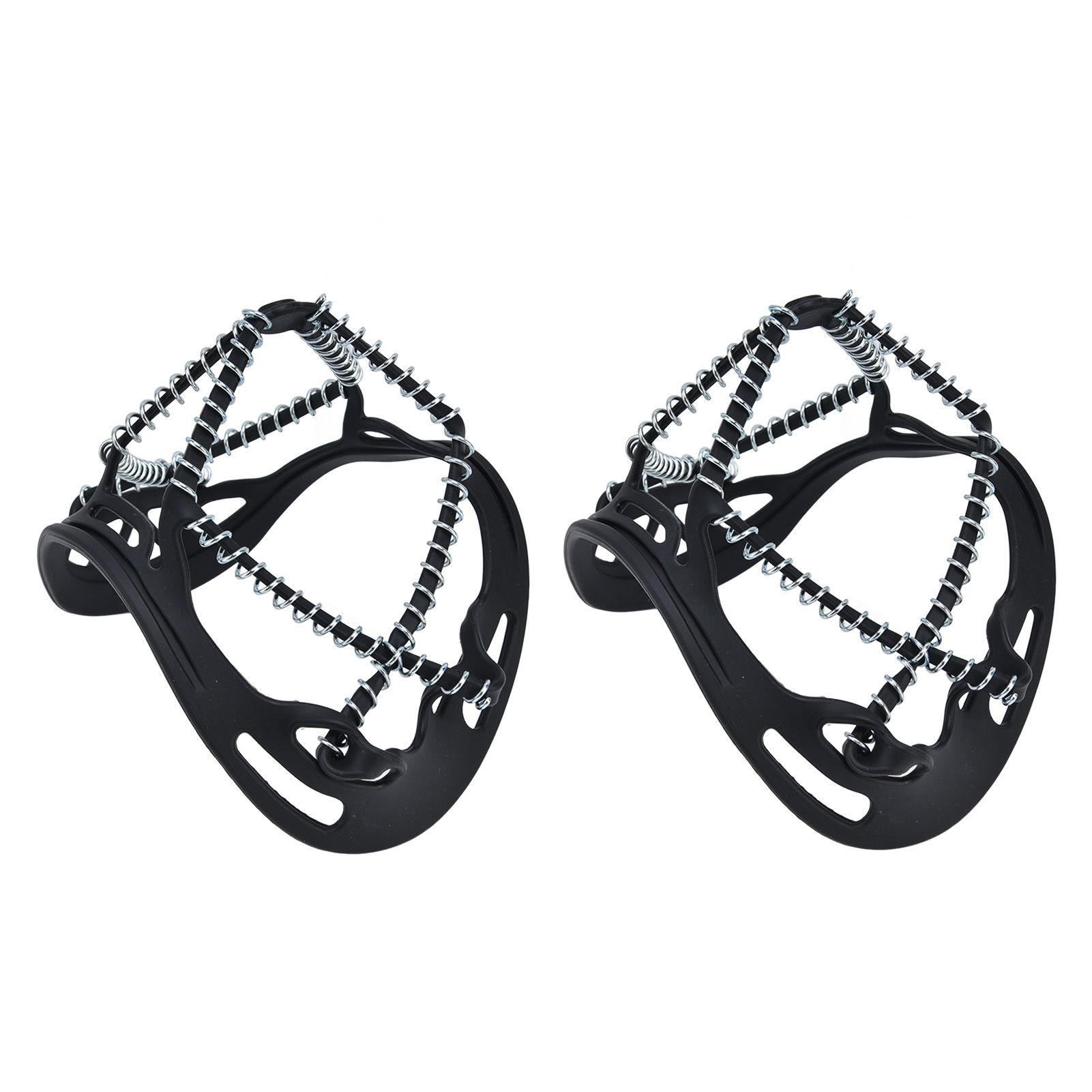 2Pcs Walk Traction Cleats Prevent Slipping High Tension Spring Crampons for view 4