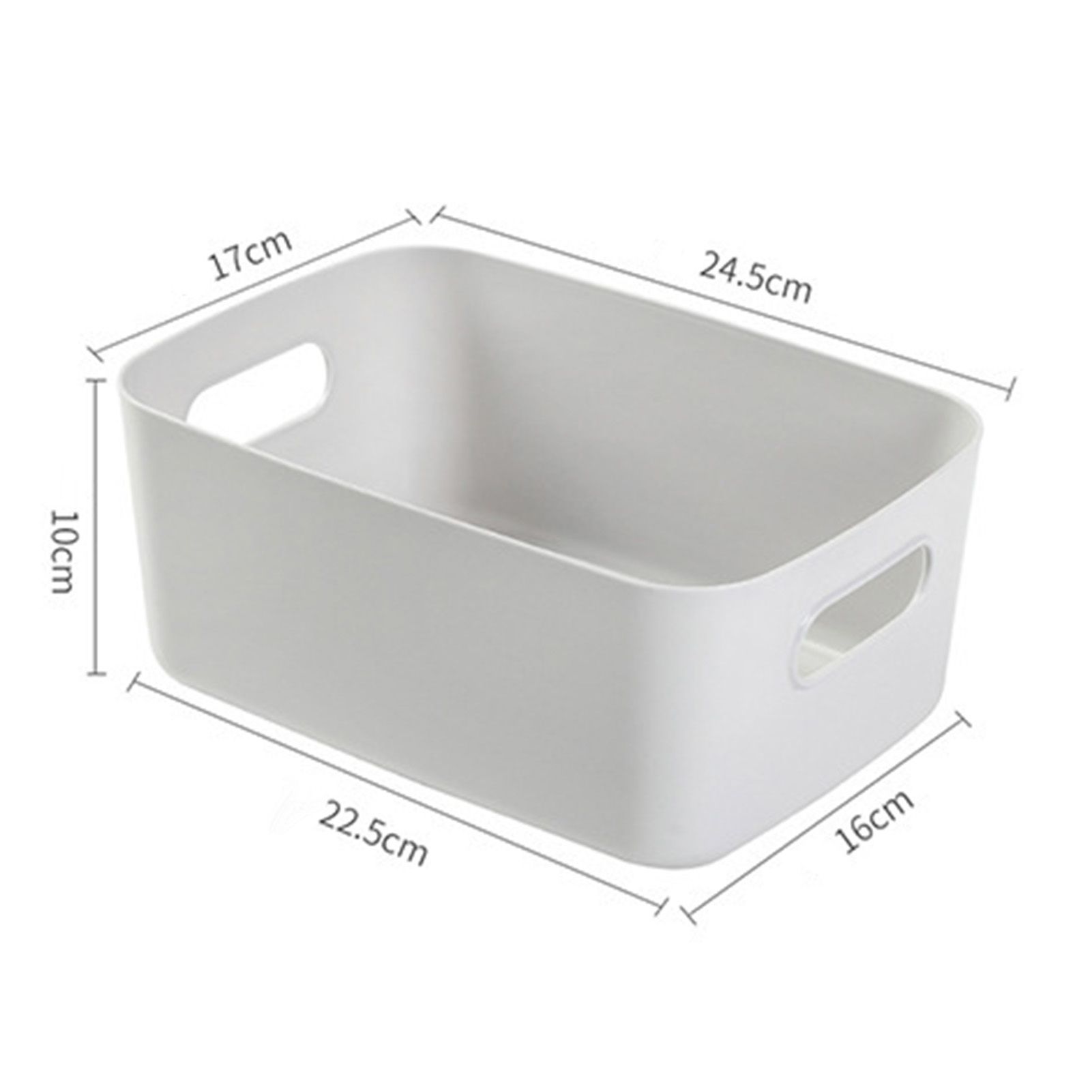 Desktop Storage Basket PP Cosmetic Storages Box Desktops Sundries Organizer view 2