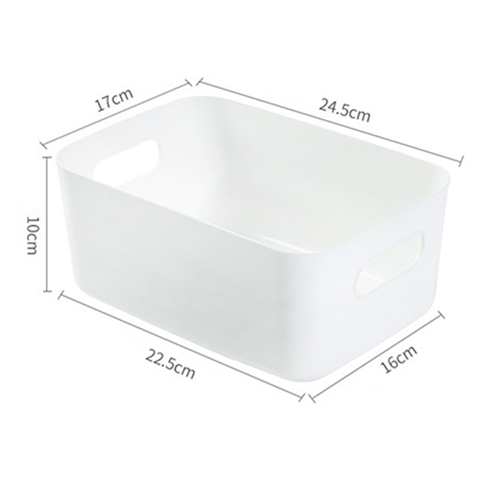Desktop Storage Basket PP Cosmetic Storages Box Desktops Sundries Organizer view 2