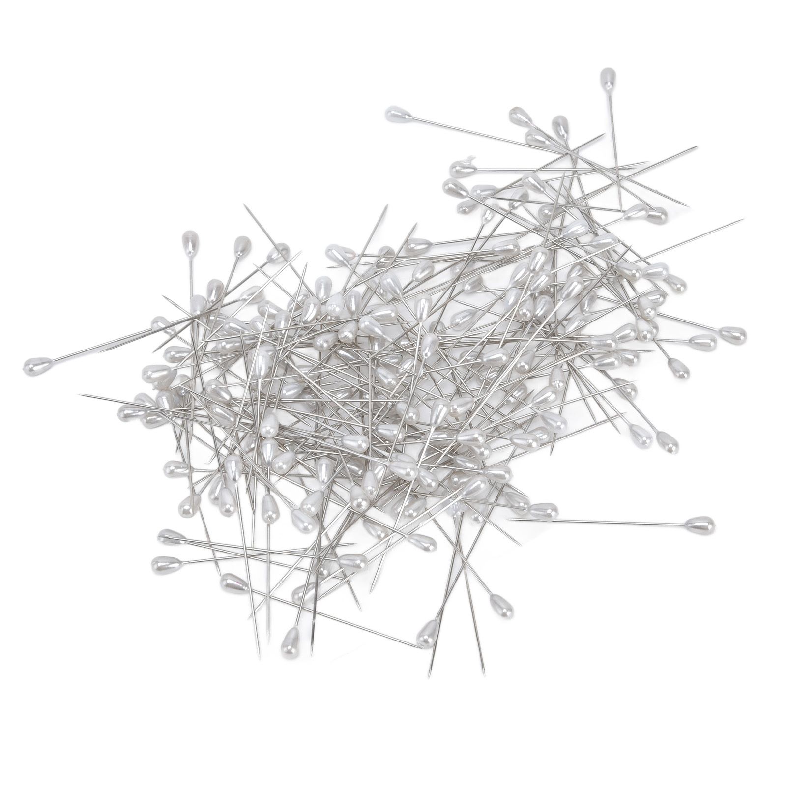 200pcs Teardrop Pearl Head Pins Pearlized Ball Head Pins for Sewing Craft view 2