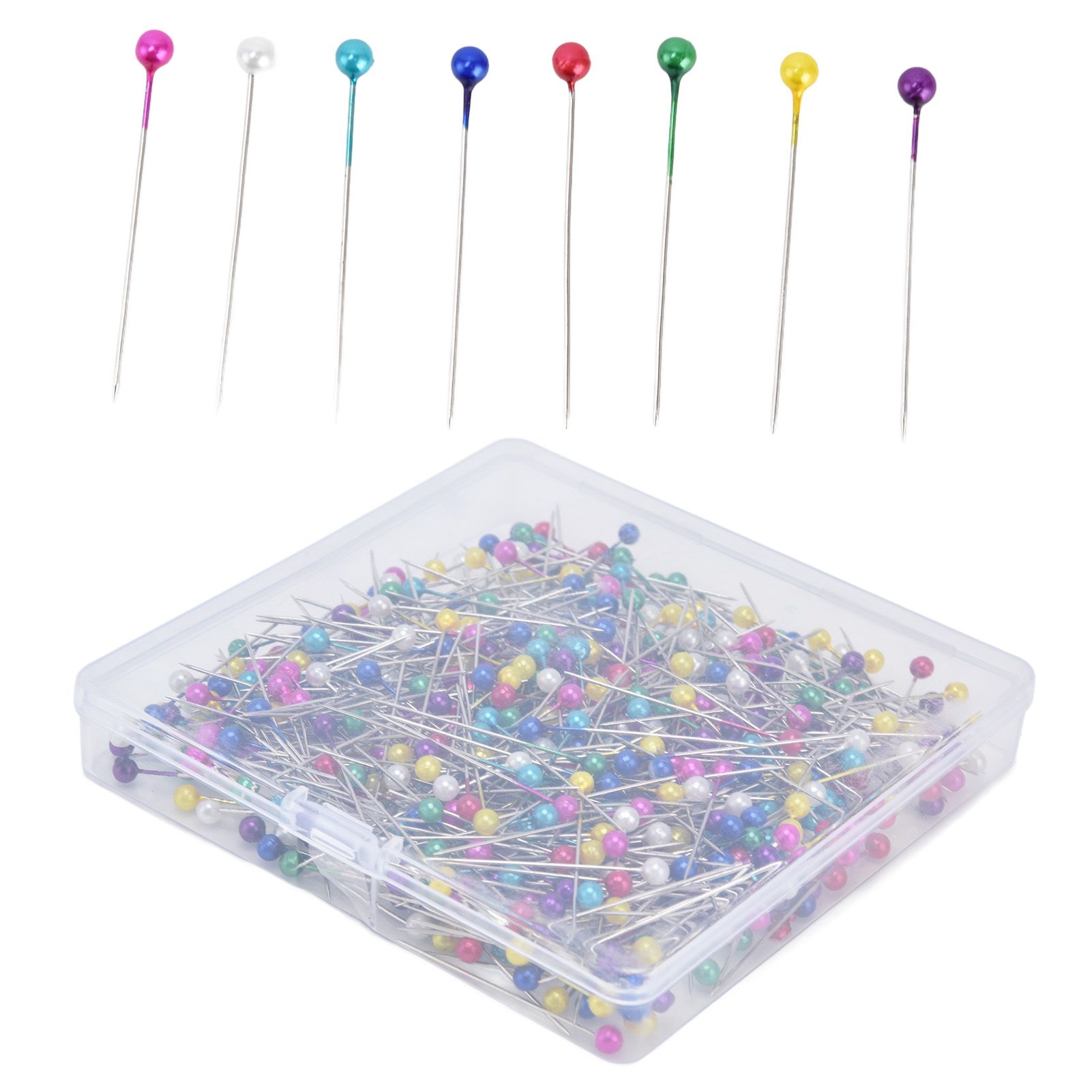 600Pcs Sewing Pins 38mm Long Different Colors Wide Application Durable view 6