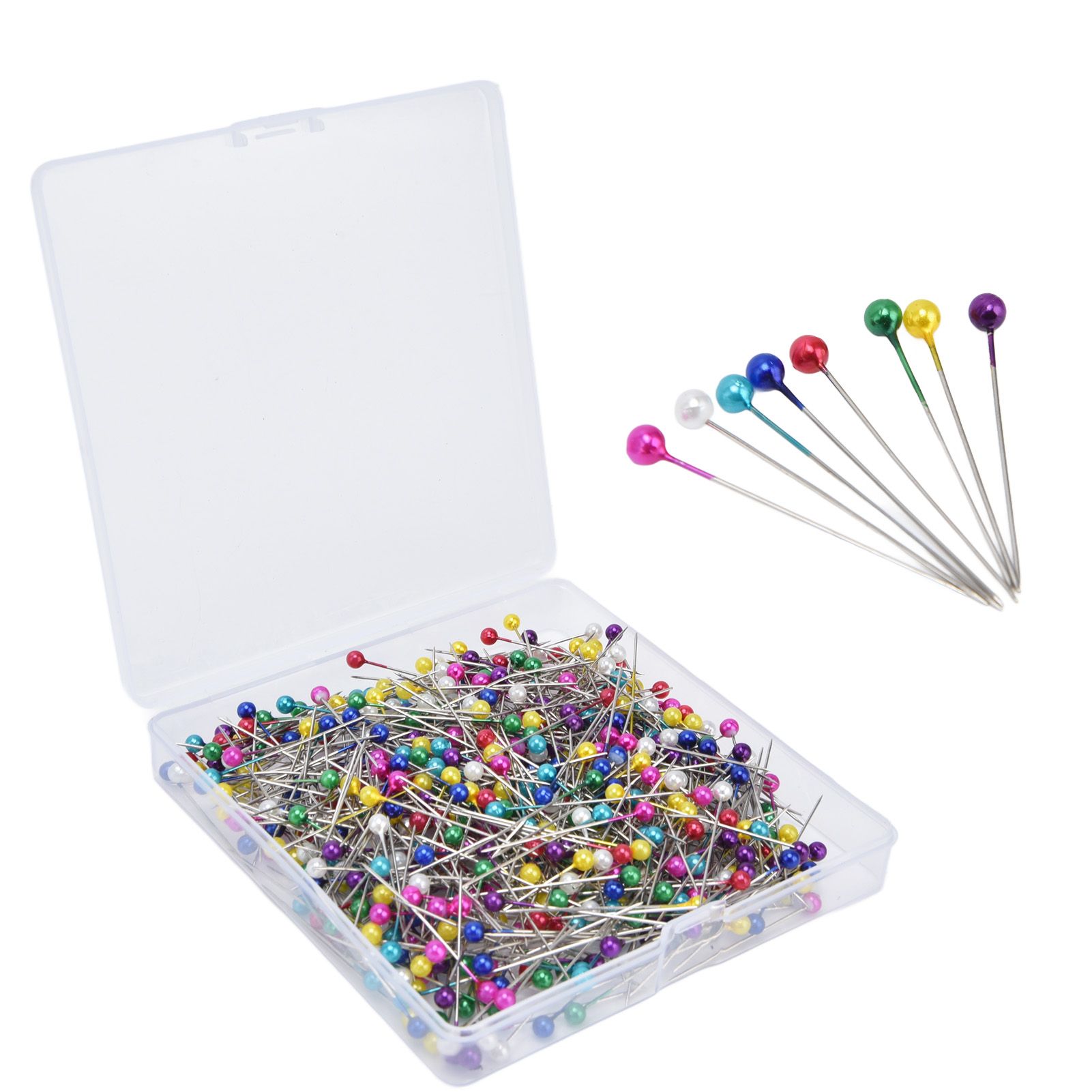 600Pcs Sewing Pins 38mm Long Different Colors Wide Application Durable view 8