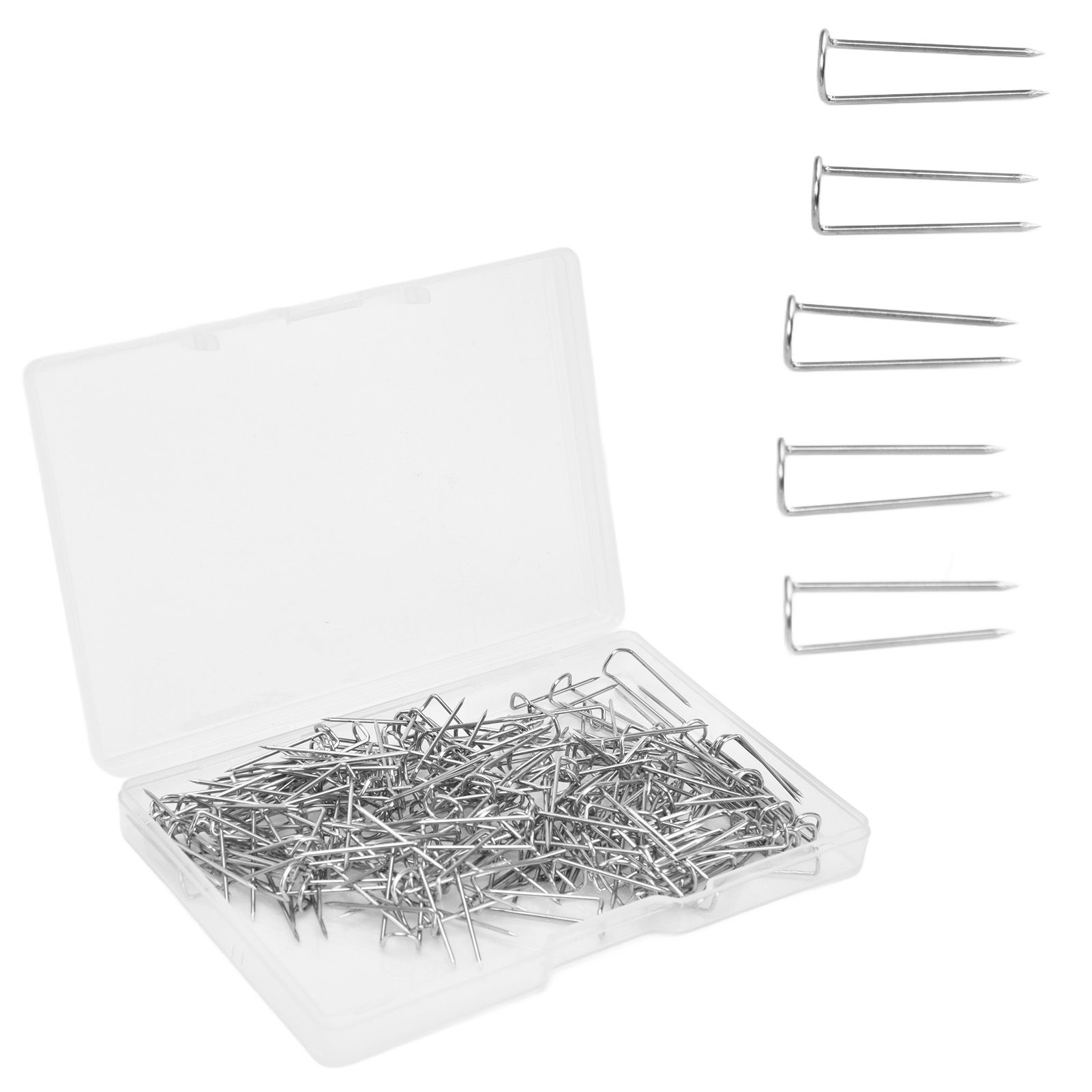 200Pcs Fork Pins U Shaped Stainless Steel Sturdy Durable Wide Application view 7