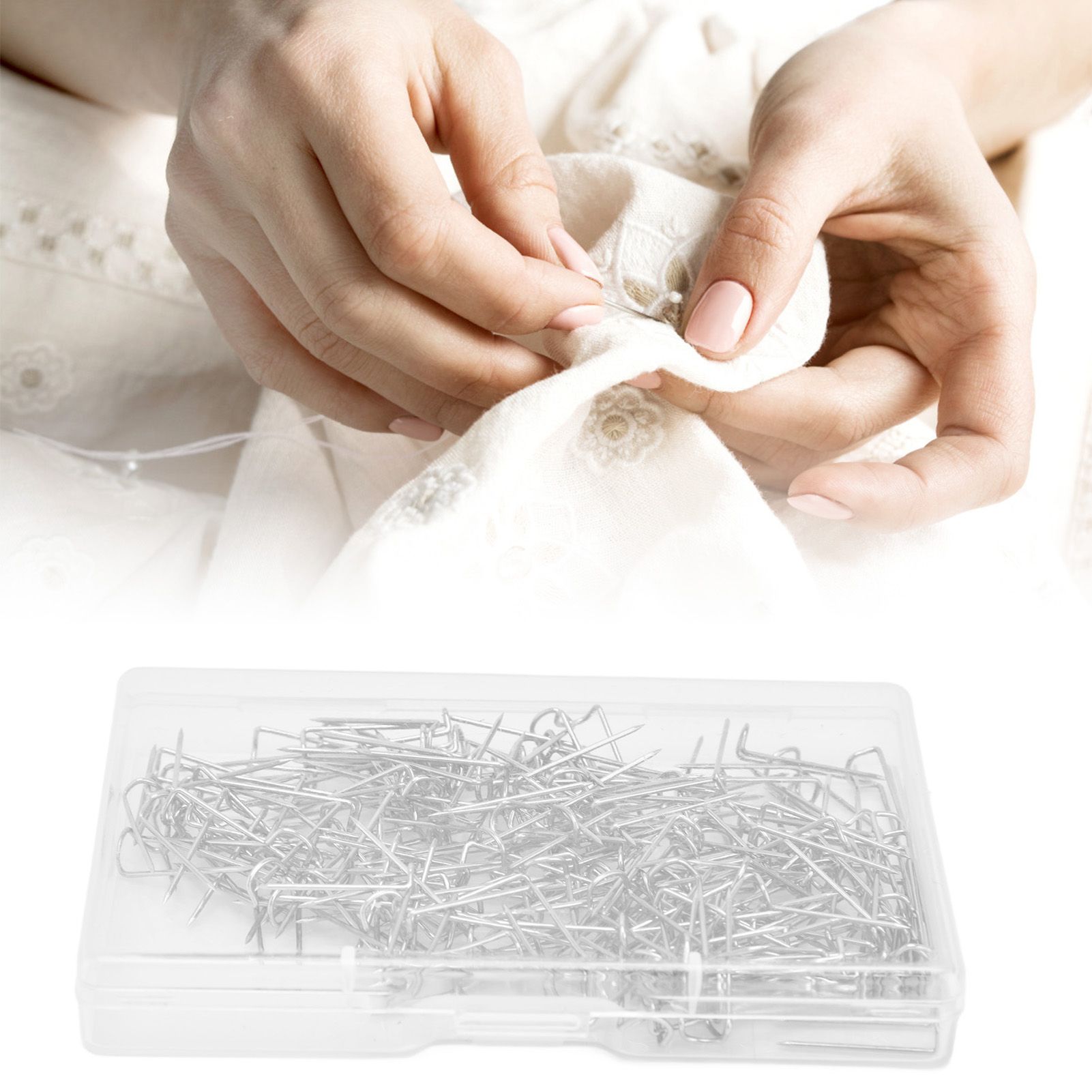 200Pcs Fork Pins U Shaped Stainless Steel Sturdy Durable Wide Application view 12