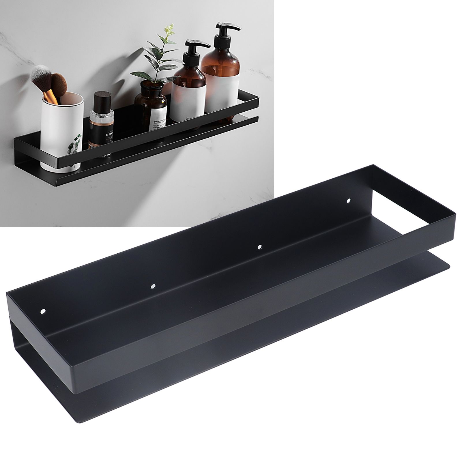 40cm Bathroom Wall Shelf Modern Simple Preservative Stainless Steel Waterproof view 11