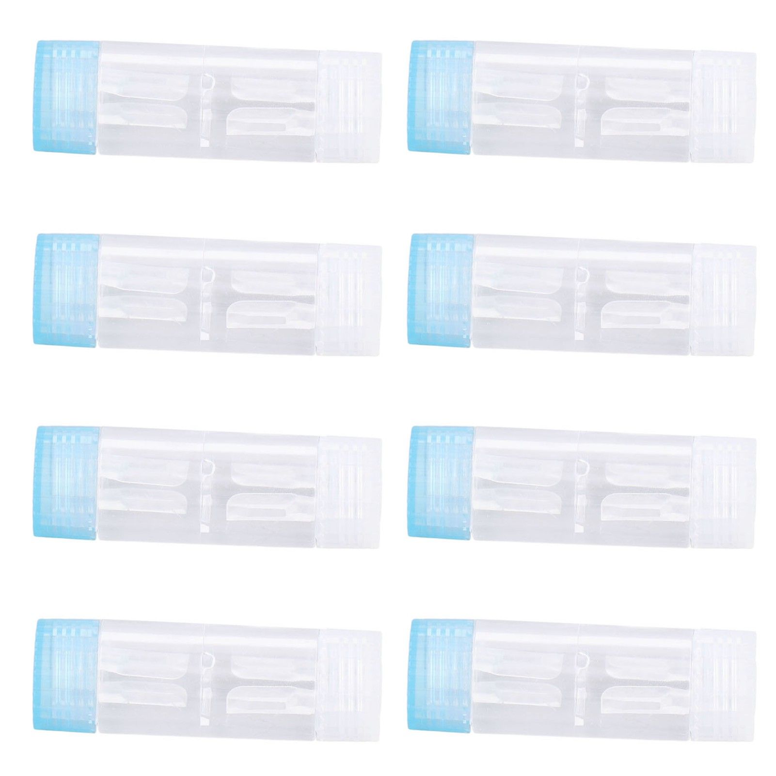 12PCS Contact Lens Case Transparent Portable ABS Contact Lens Box for Teen view 4