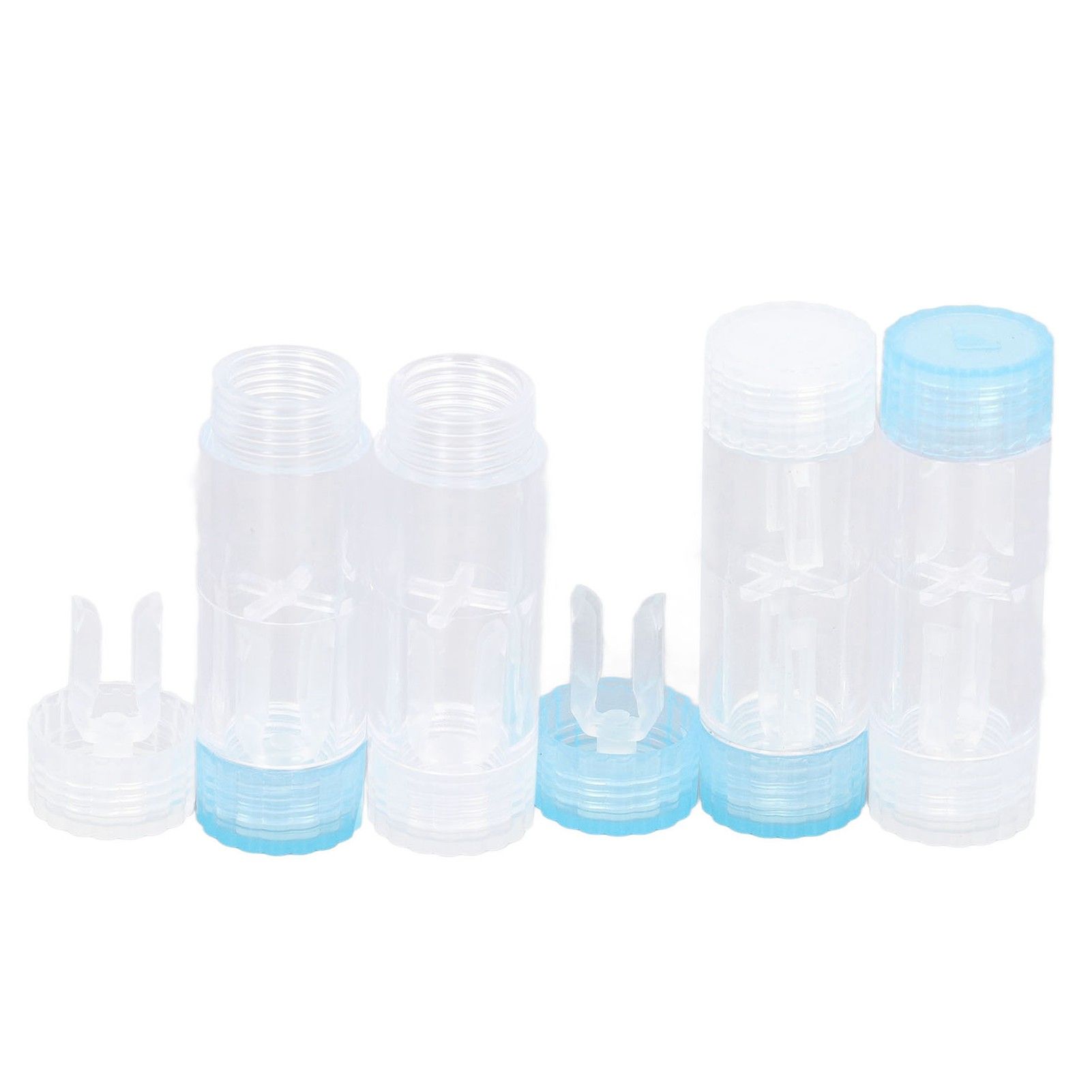 12PCS Contact Lens Case Transparent Portable ABS Contact Lens Box for Teen view 9
