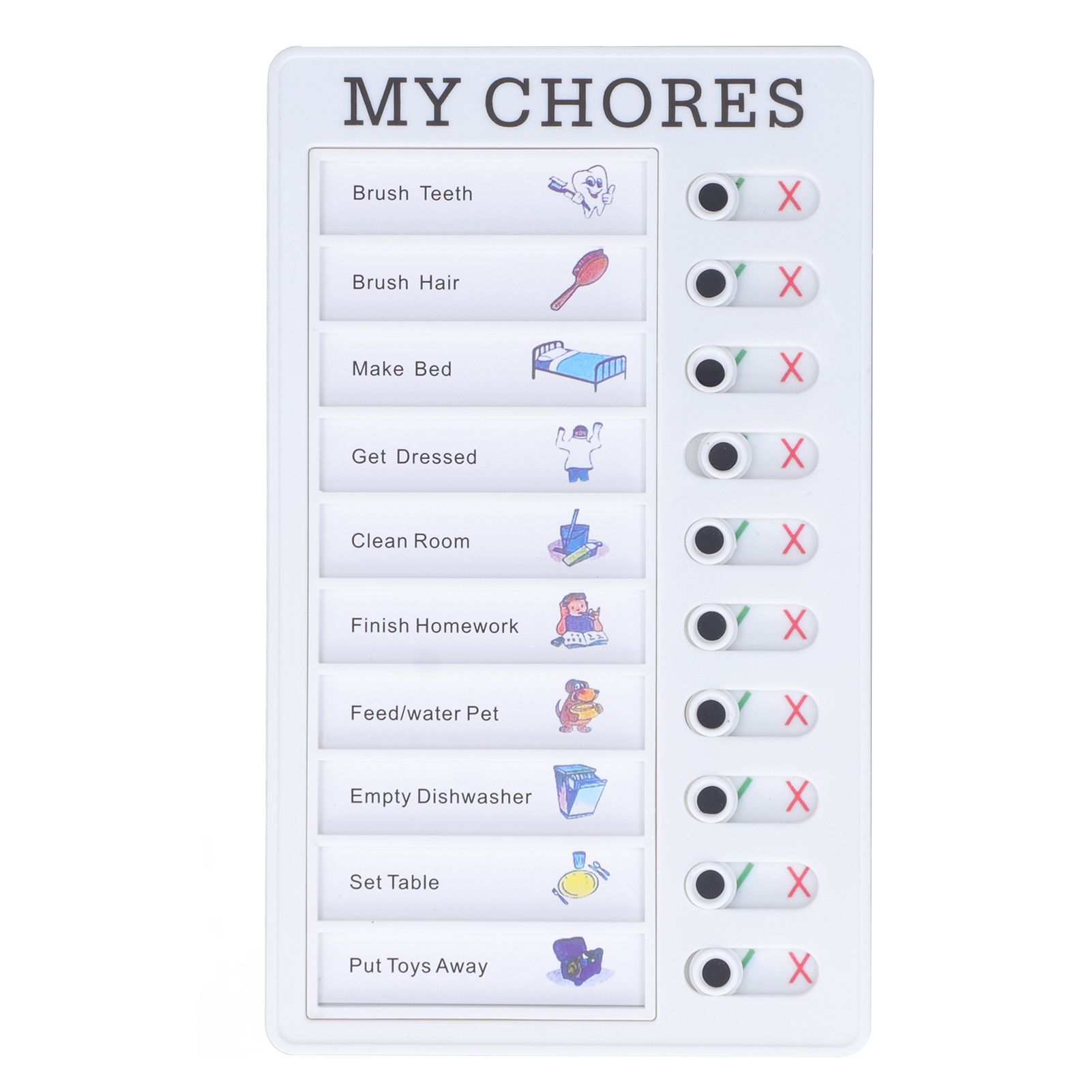 Chore Chart Memo Boards Portable Detachable Message Board Feel Comfortable PVC