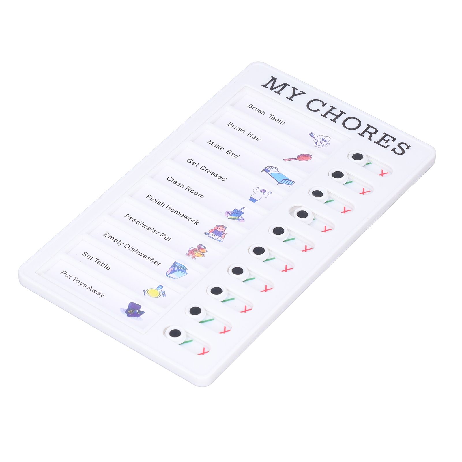 Chore Chart Memo Boards Portable Detachable Message Board Feel Comfortable PVC view 3