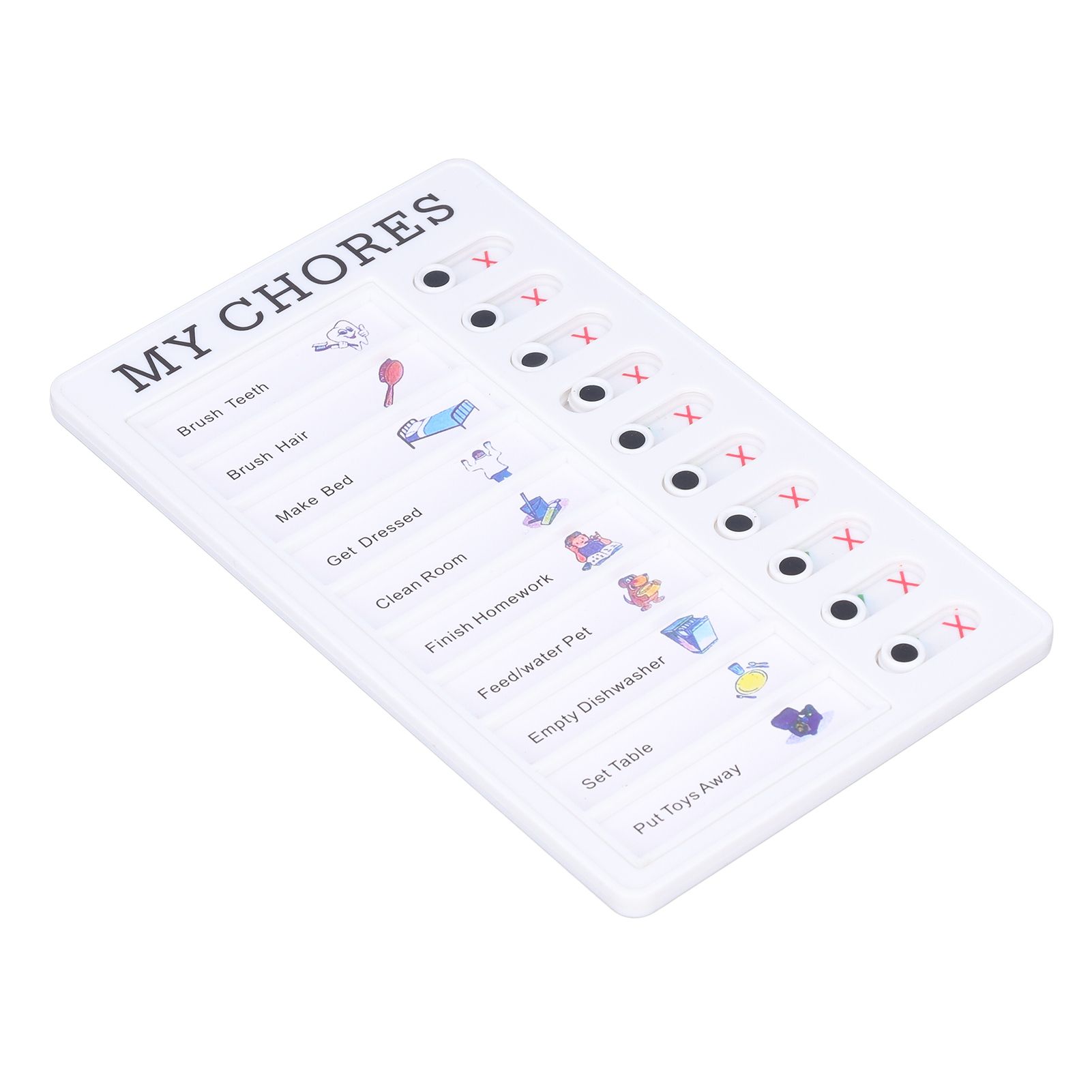 Chore Chart Memo Boards Portable Detachable Message Board Feel Comfortable PVC view 7