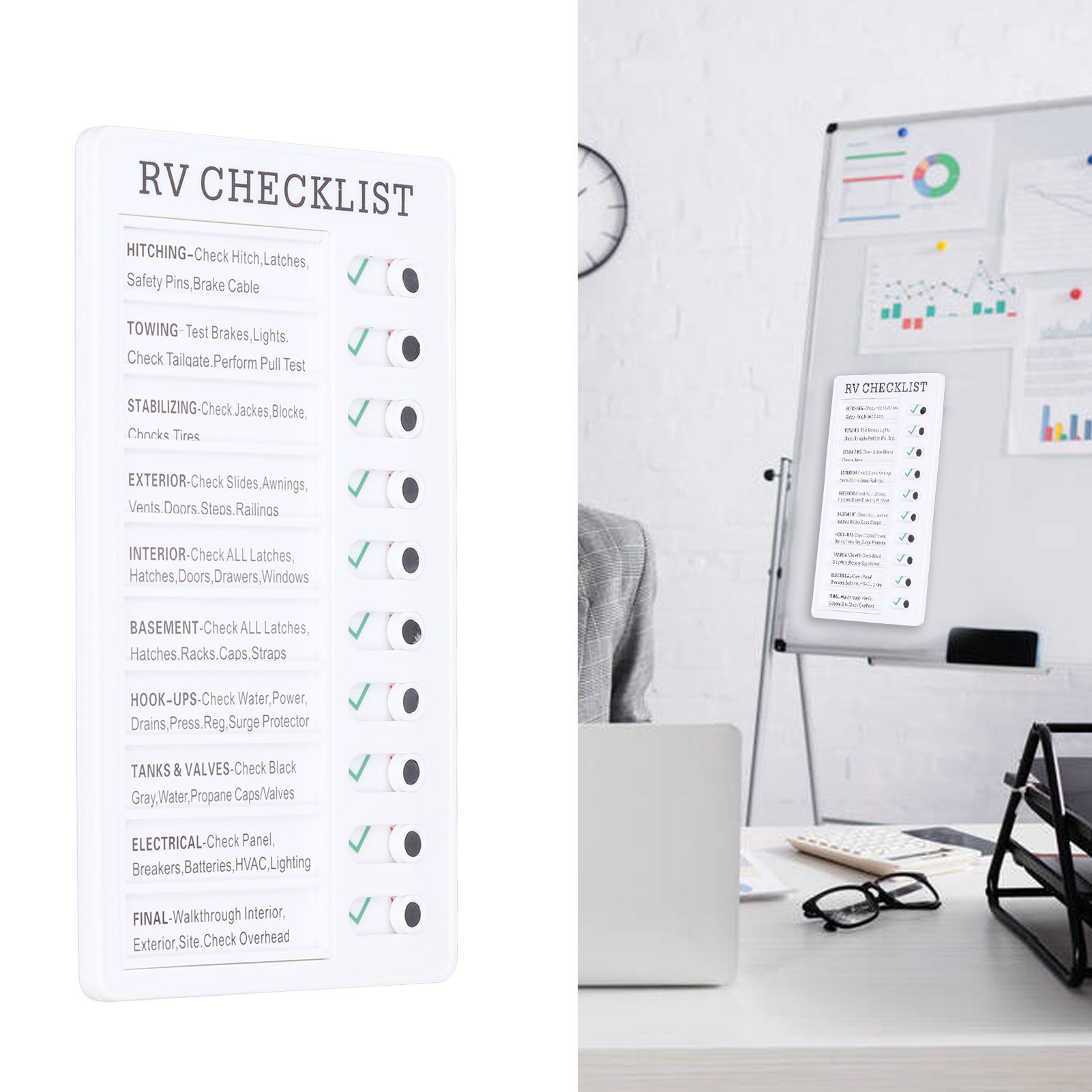Chore Chart Memo Boards Portable Detachable Message Board Feel Comfortable PVC view 12