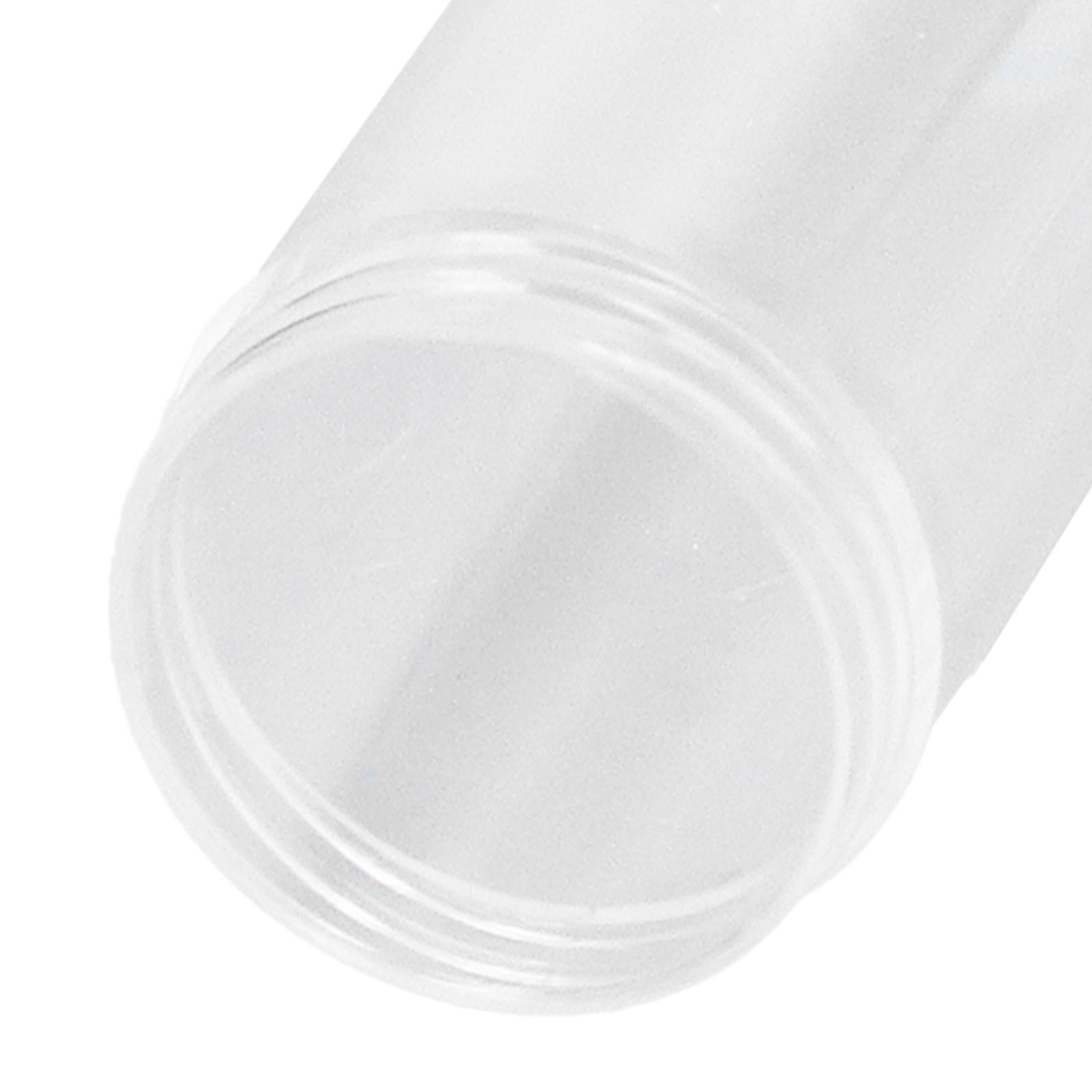 Round Clear Coin Tube Plastic Coin Storage Tubes with Cushion Sponge for 25mm view 13