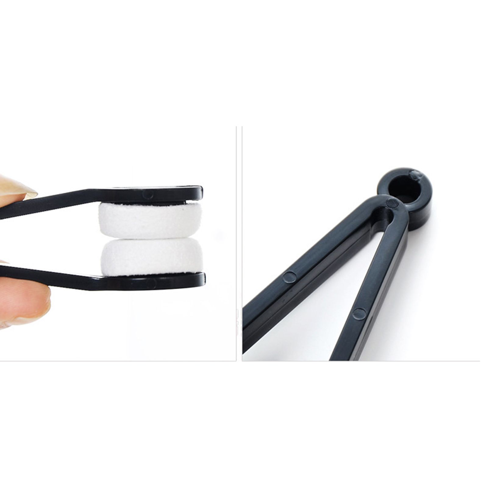 Portable Eyeglass Cleaner Brush Soft Sun Glasses Cleaning Clip Eyeglasses view 2