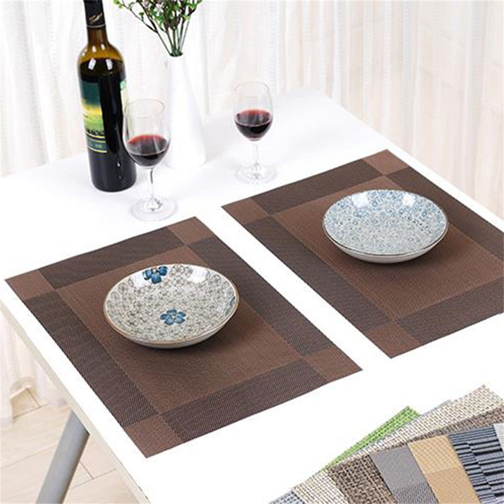45x30cm Placemat Nonslip Heat Insulation Washable Quick Dry Mat for Kitchen view 3