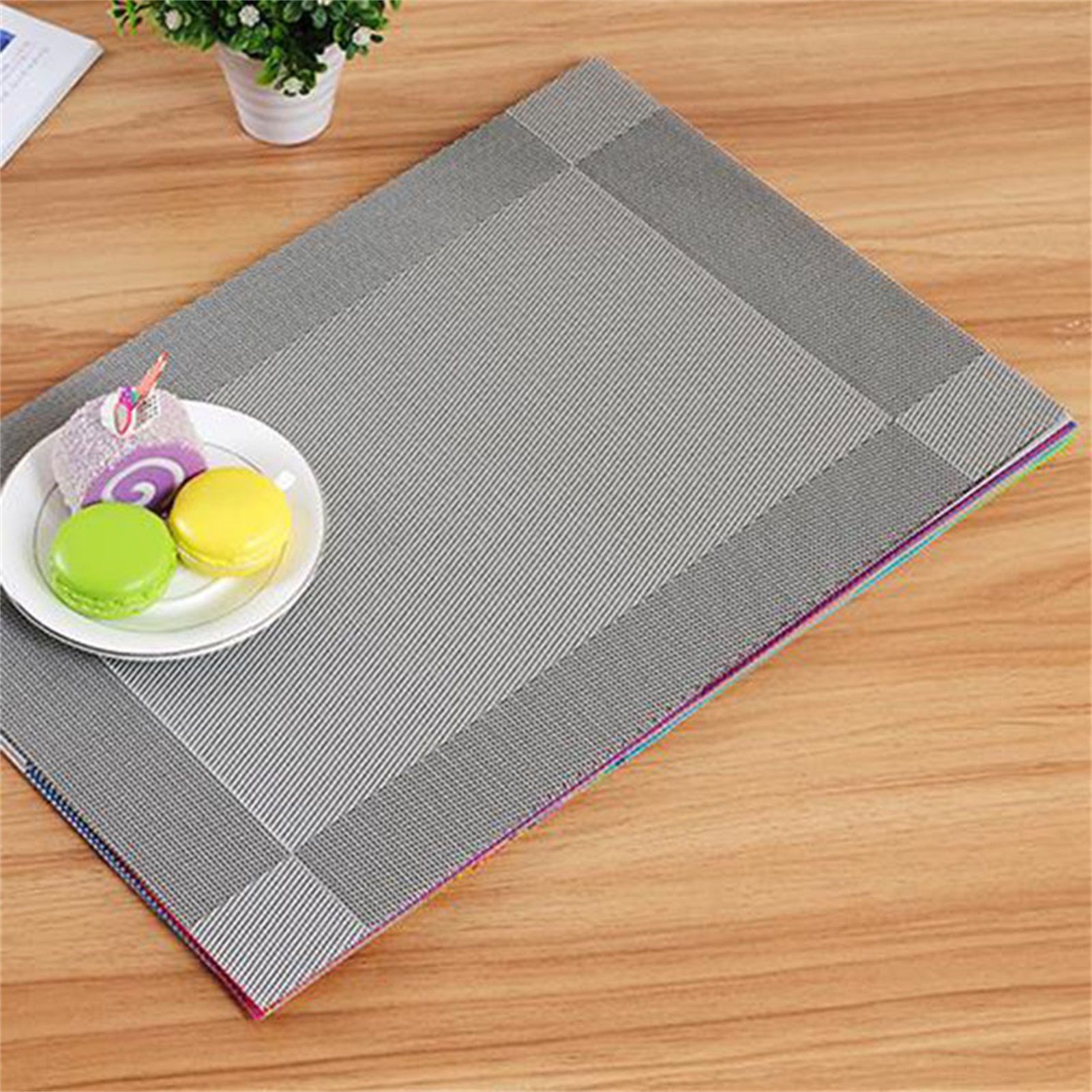 45x30cm Placemat Nonslip Heat Insulation Washable Quick Dry Mat for Kitchen view 2