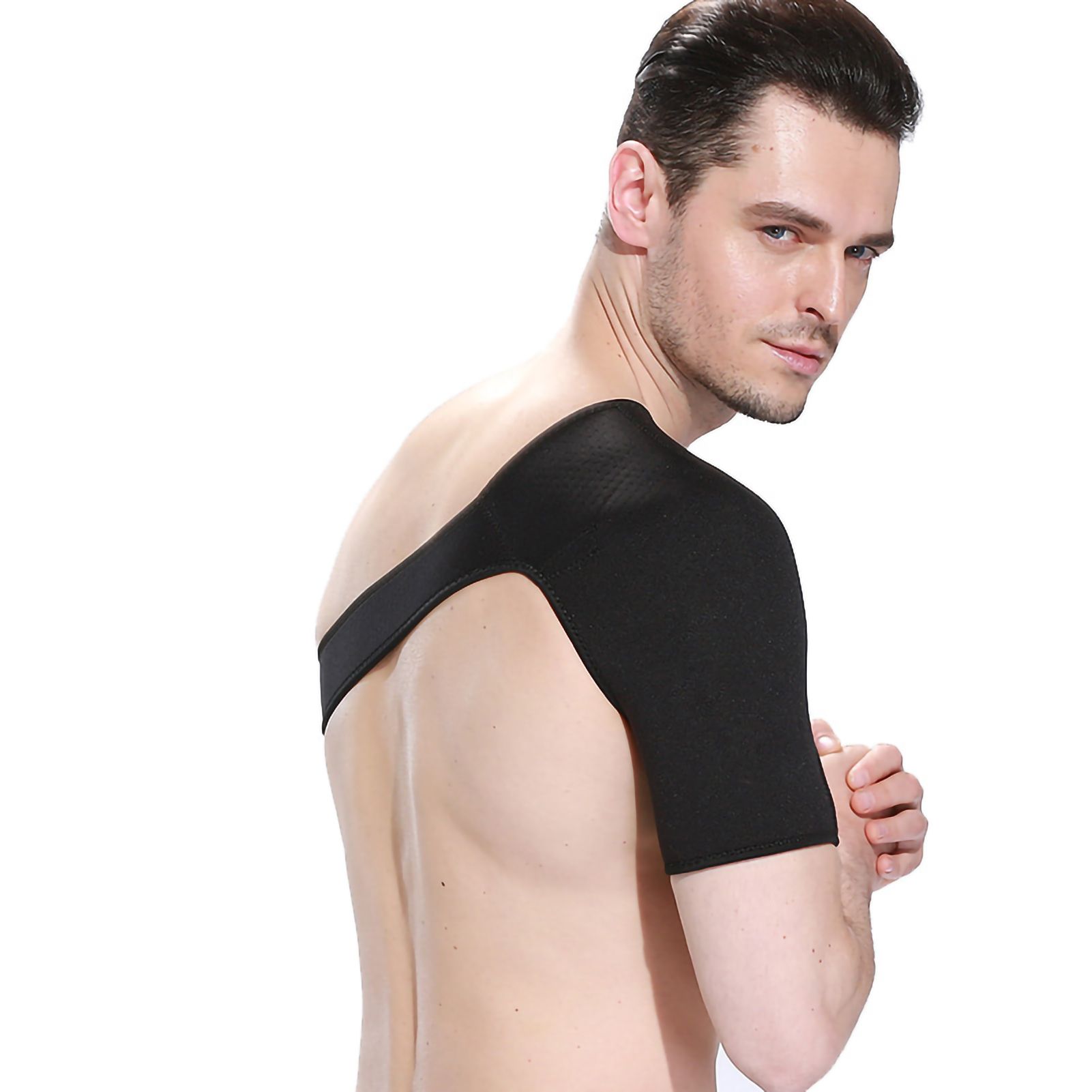 Right Shoulder Brace Adjustable Shoulder Support for Men Women Pain Relief