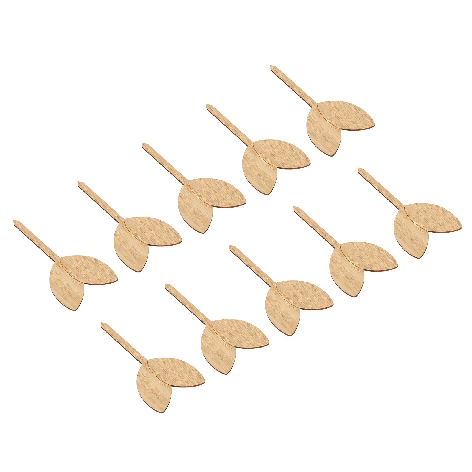 10pcs Plant Labels Bamboo Material Easy Writing 1/8 in Thickness Decorative view 2