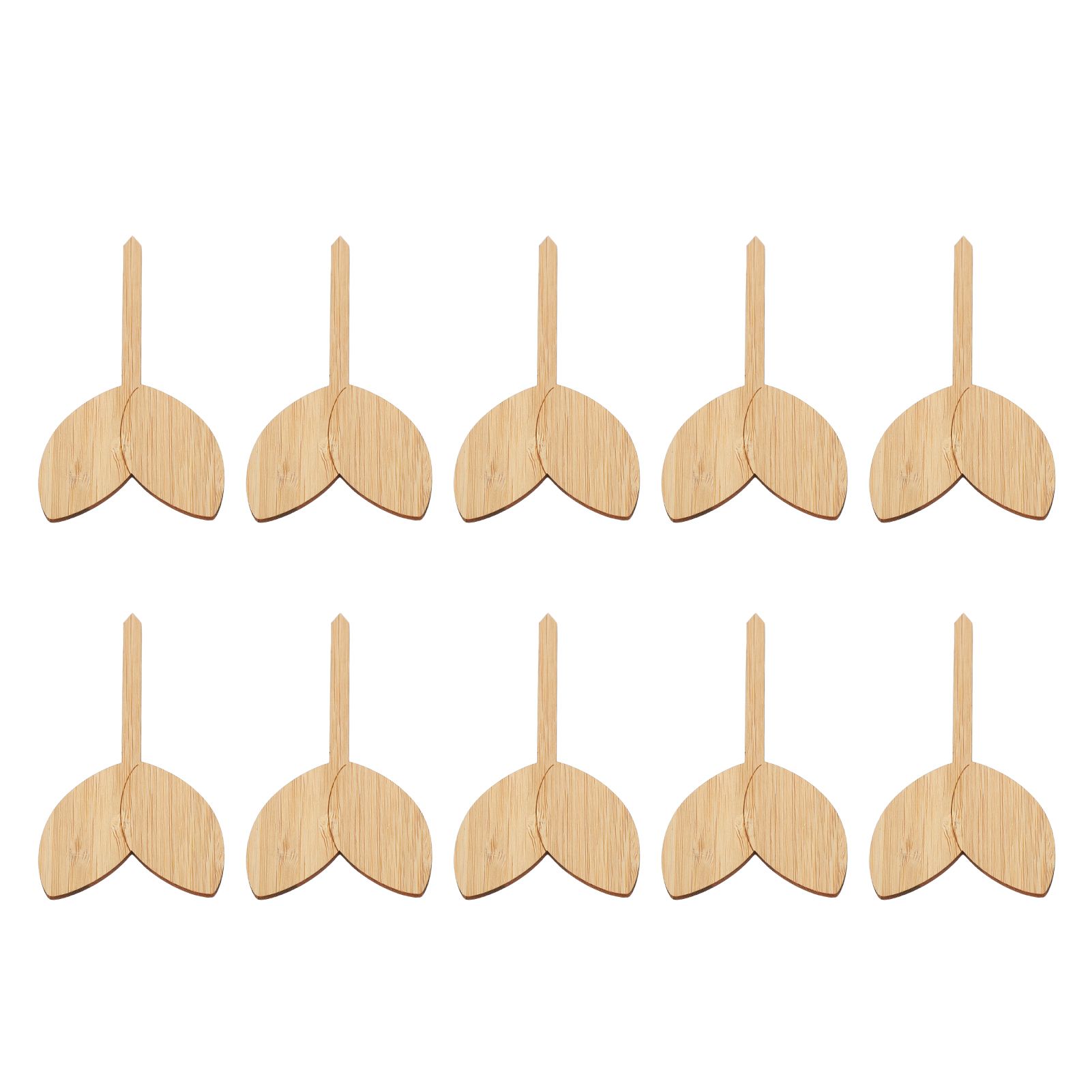 10pcs Plant Labels Bamboo Material Easy Writing 1/8 in Thickness Decorative view 3