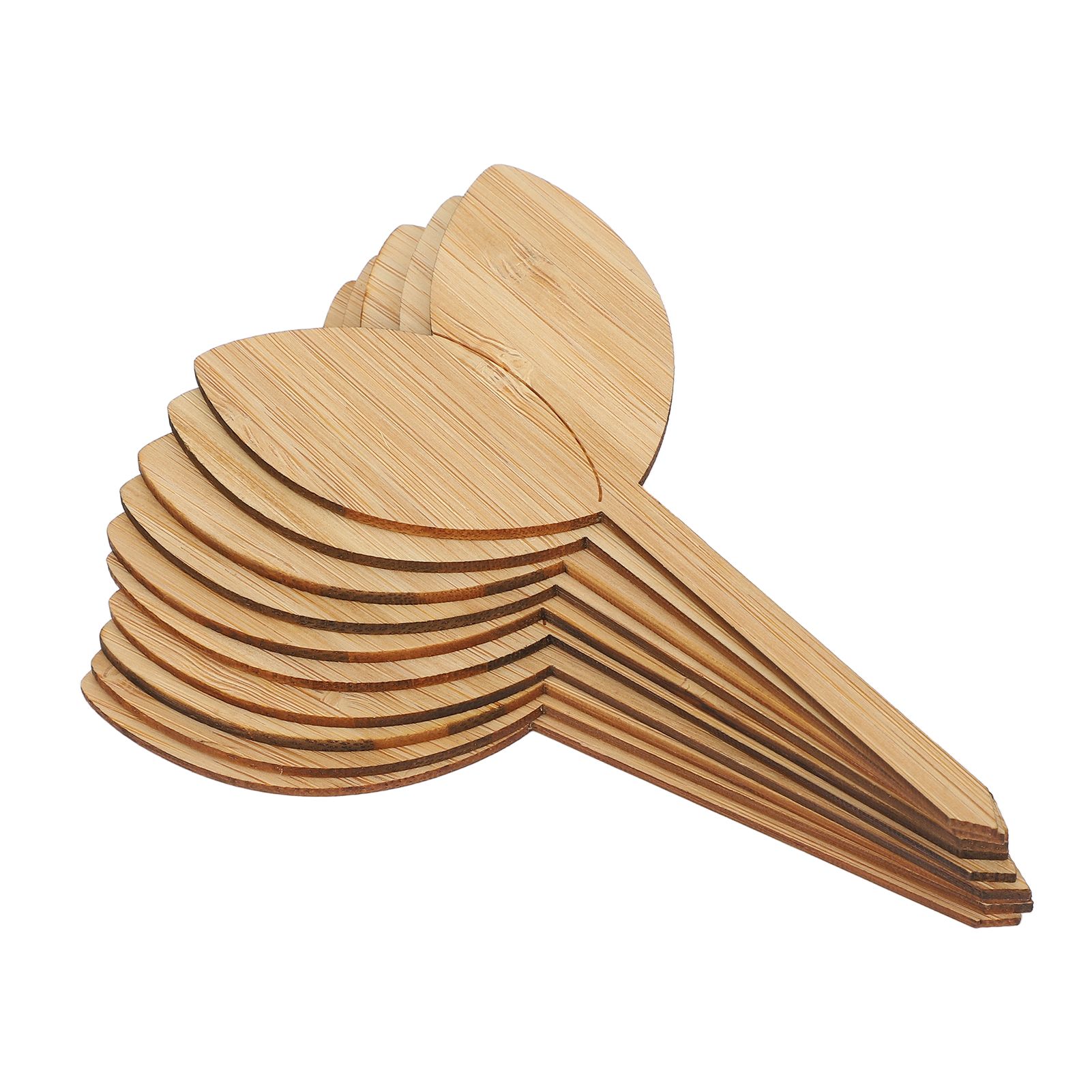 10pcs Plant Labels Bamboo Material Easy Writing 1/8 in Thickness Decorative view 5