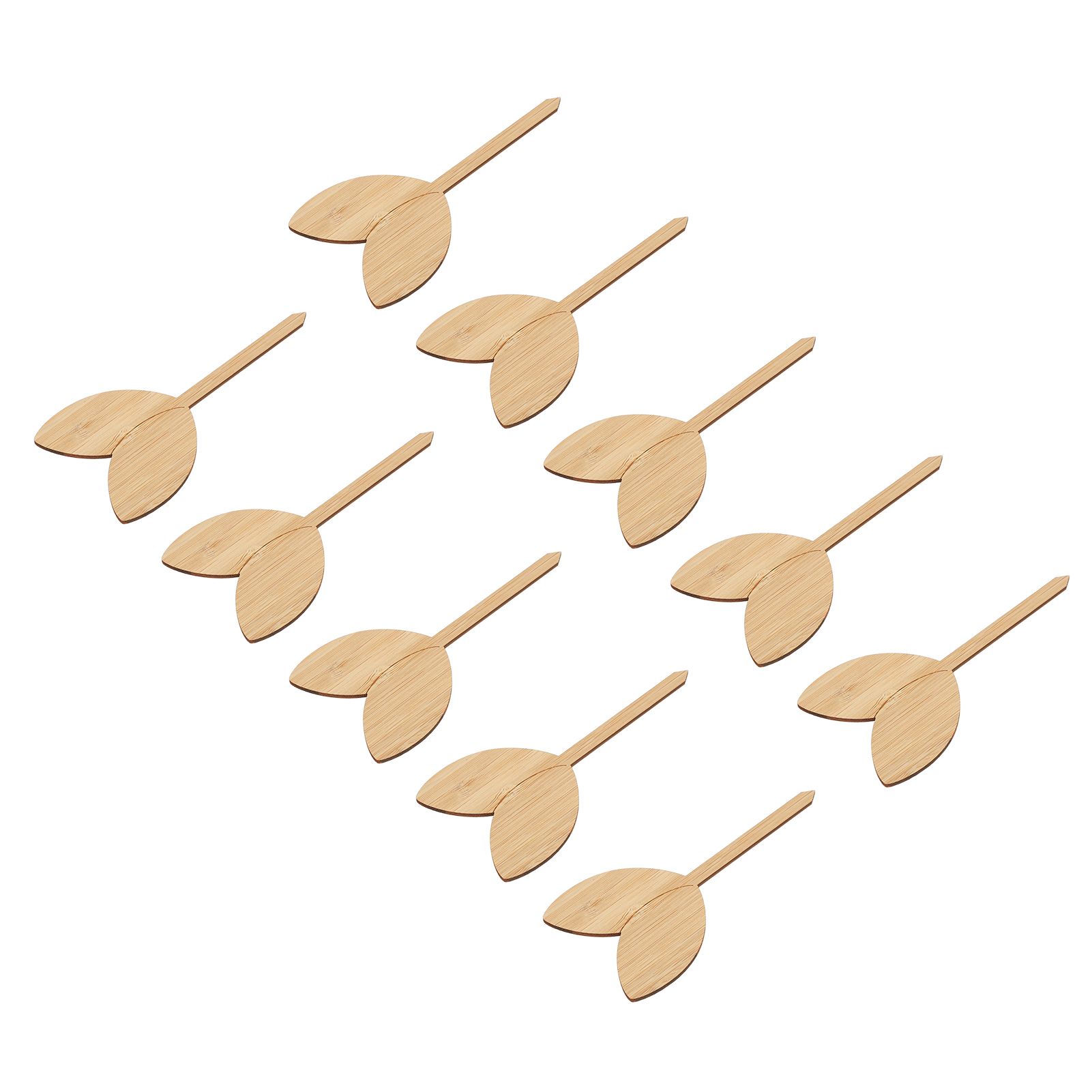 10pcs Plant Labels Bamboo Material Easy Writing 1/8 in Thickness Decorative view 6