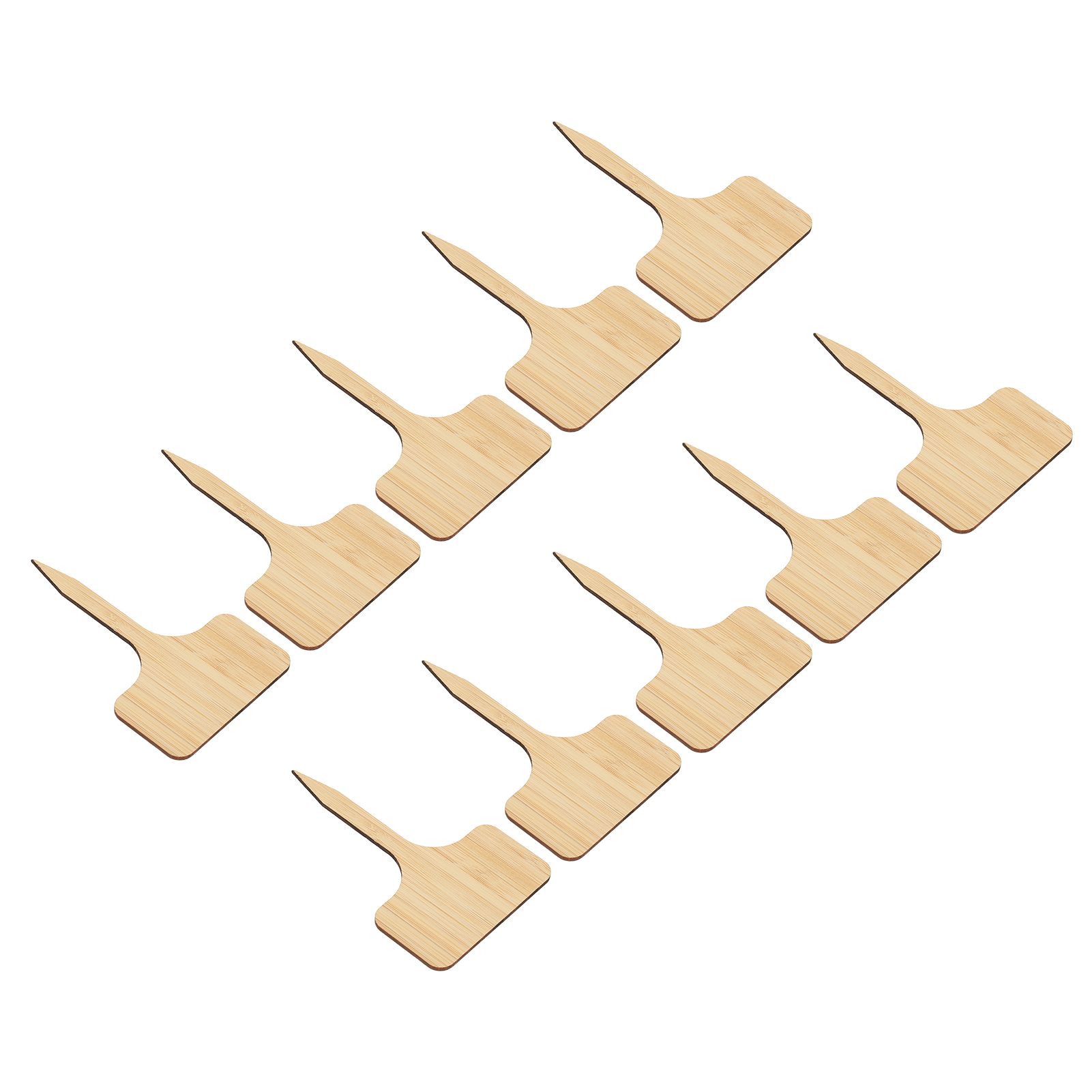 10pcs Plant Labels Bamboo Material Easy Writing 1/8 in Thickness Decorative view 2