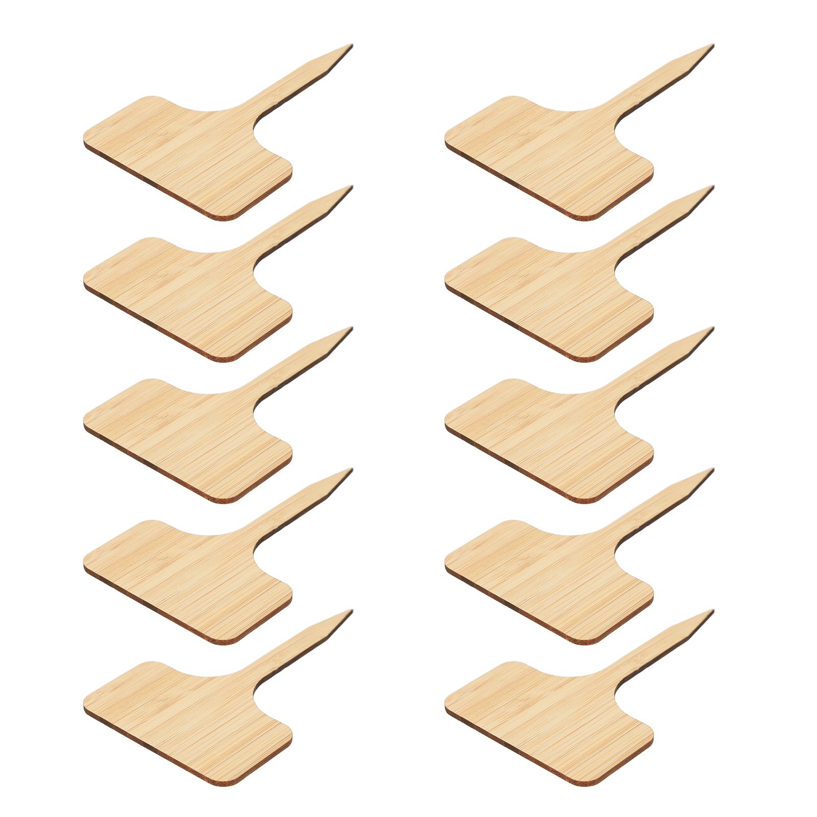 10pcs Plant Labels Bamboo Material Easy Writing 1/8 in Thickness Decorative view 3