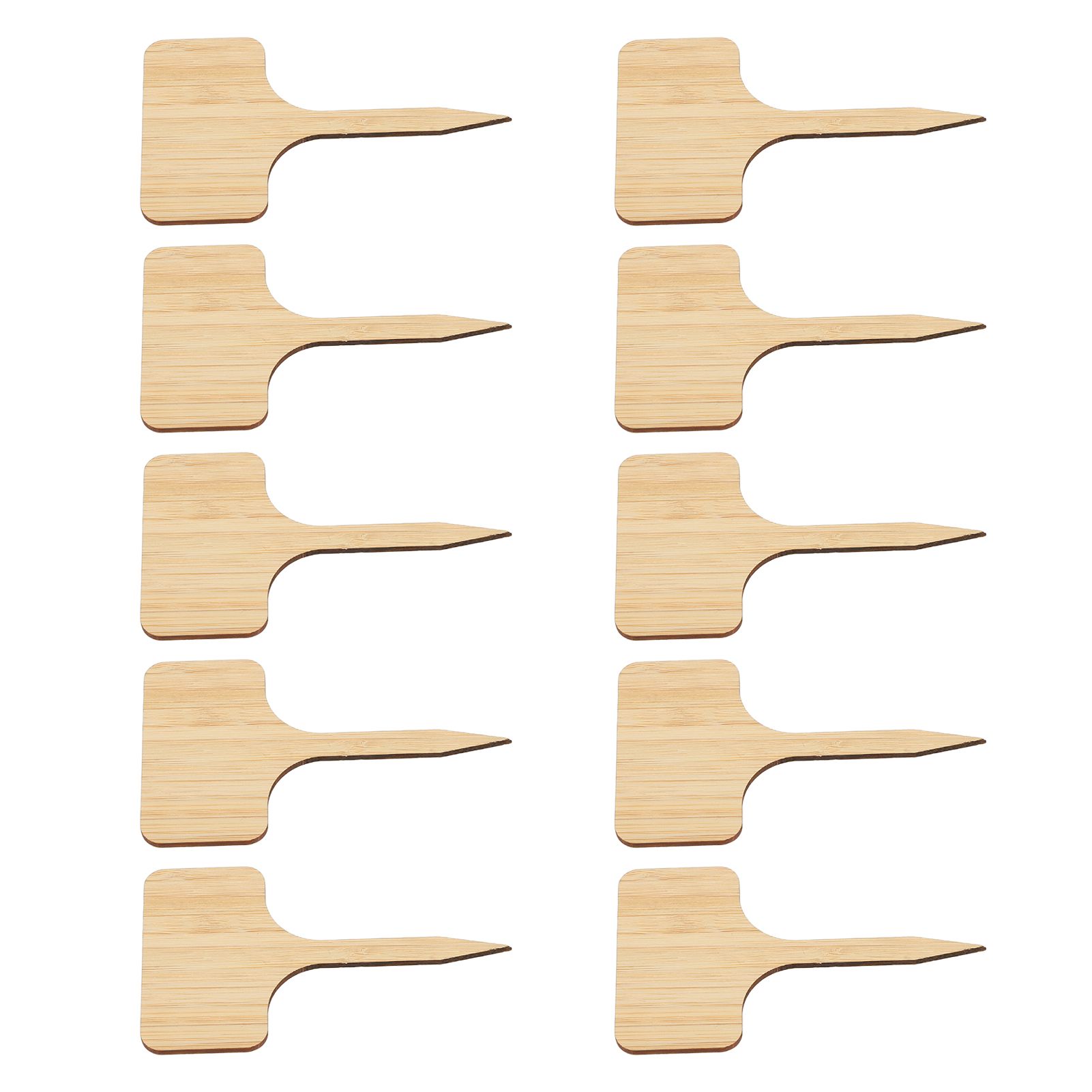 10pcs Plant Labels Bamboo Material Easy Writing 1/8 in Thickness Decorative view 4