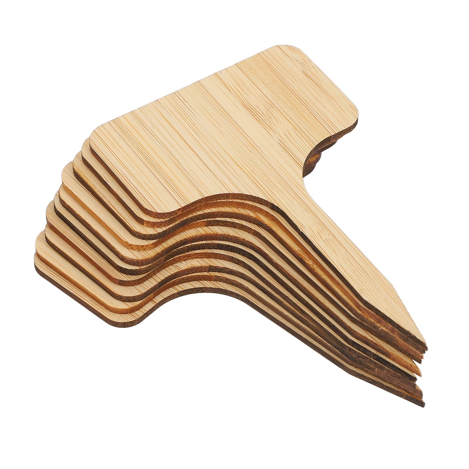 10pcs Plant Labels Bamboo Material Easy Writing 1/8 in Thickness Decorative view 5