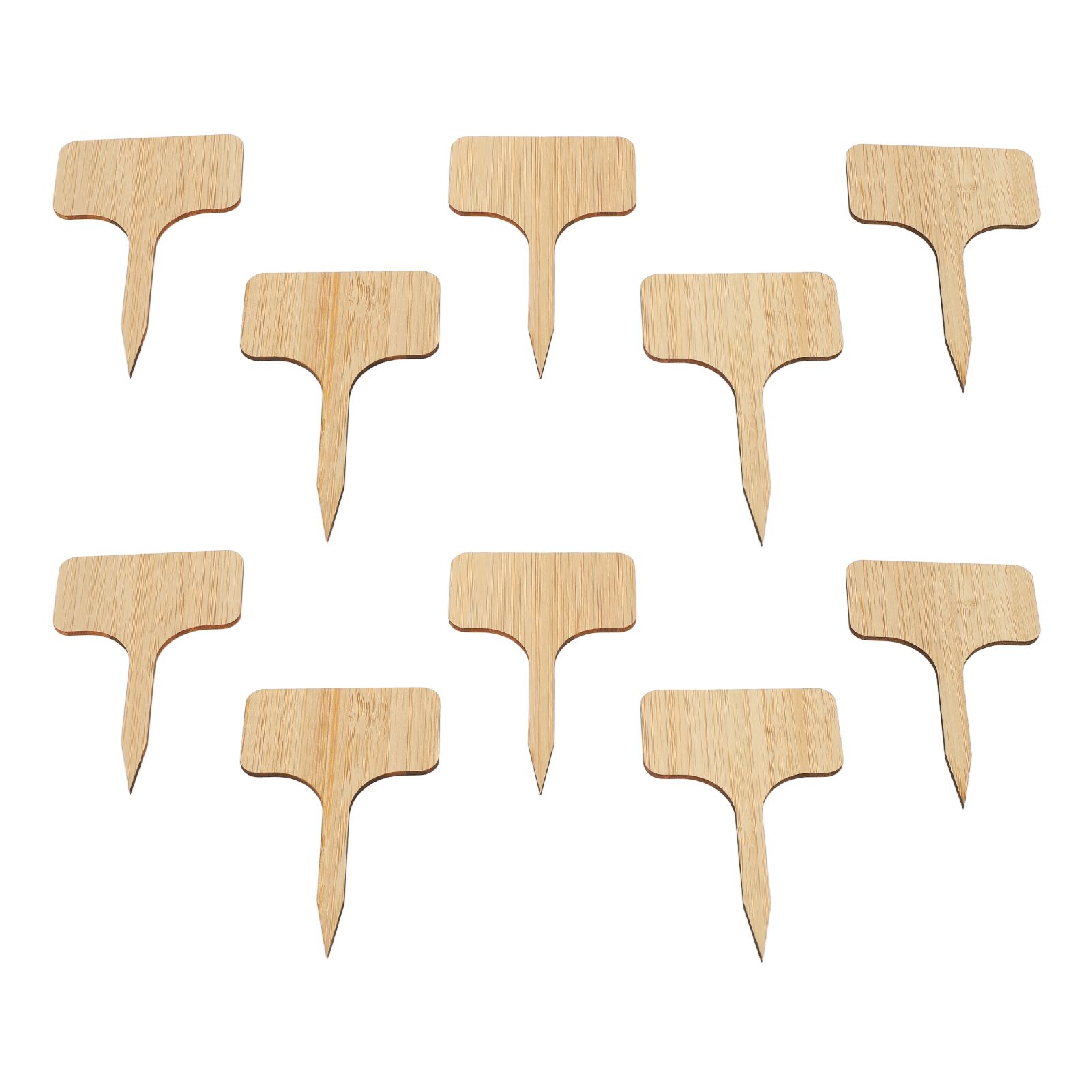 10pcs Plant Labels Bamboo Material Easy Writing 1/8 in Thickness Decorative view 6
