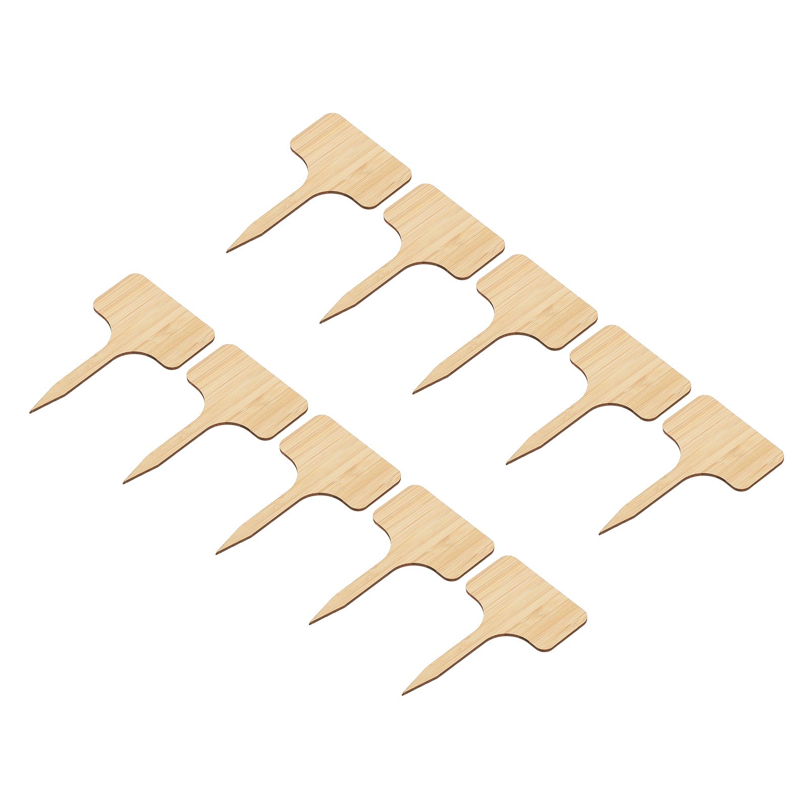 10pcs Plant Labels Bamboo Material Easy Writing 1/8 in Thickness Decorative view 9