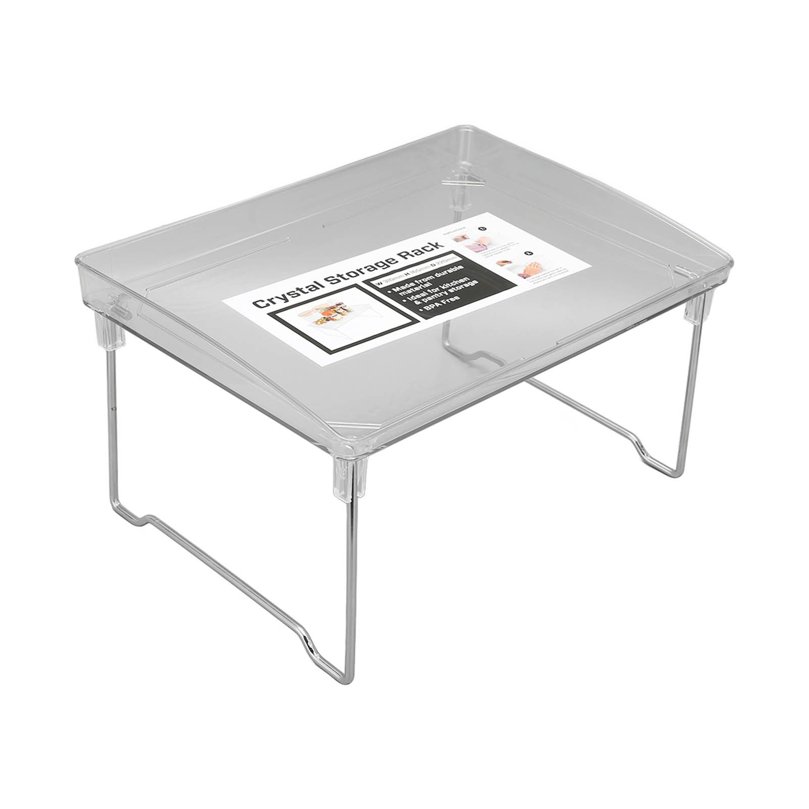 Desk Organizer Rack Stainless Steel Foldable Multifunctional Desktop Storage view 3