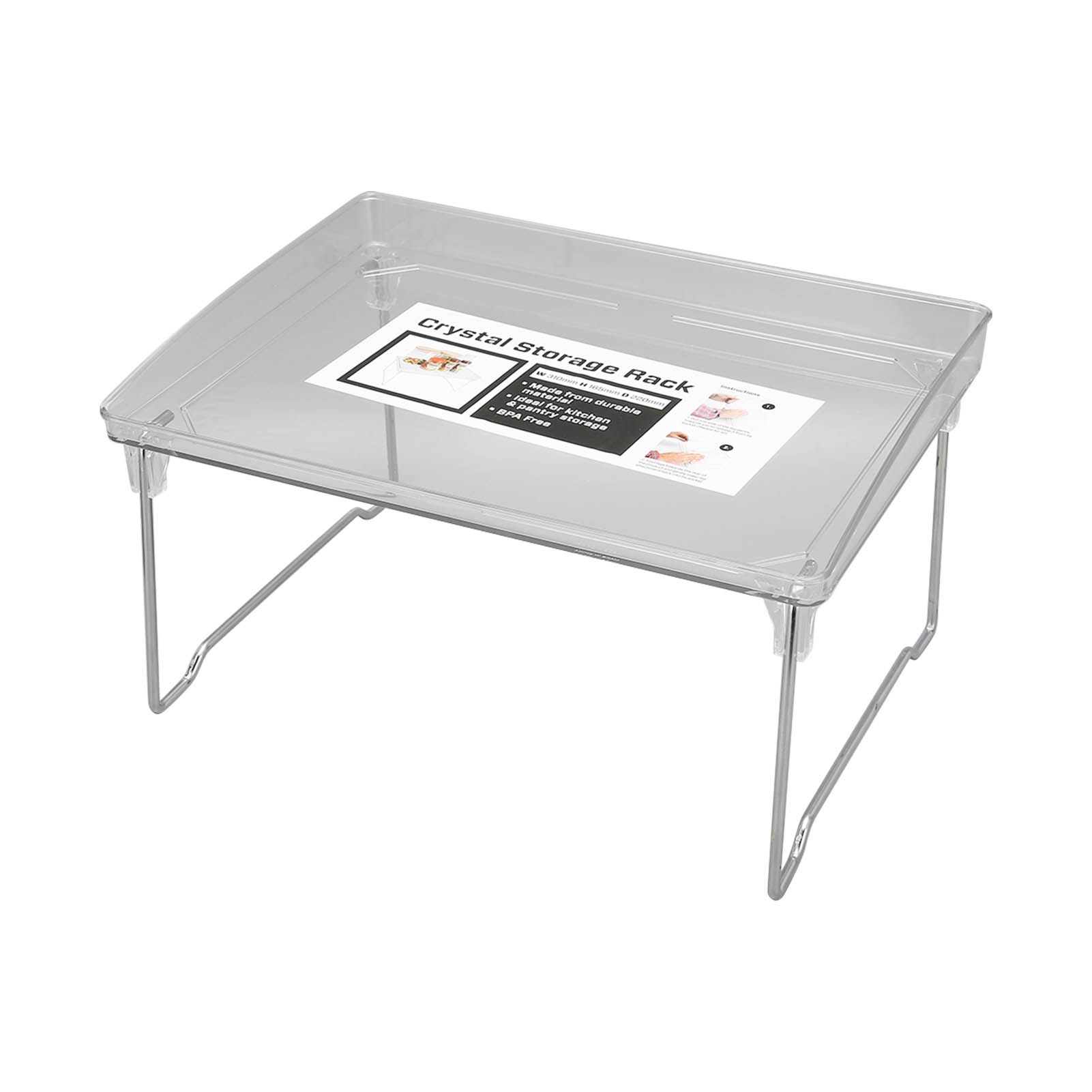 Desk Organizer Rack Stainless Steel Foldable Multifunctional Desktop Storage view 4