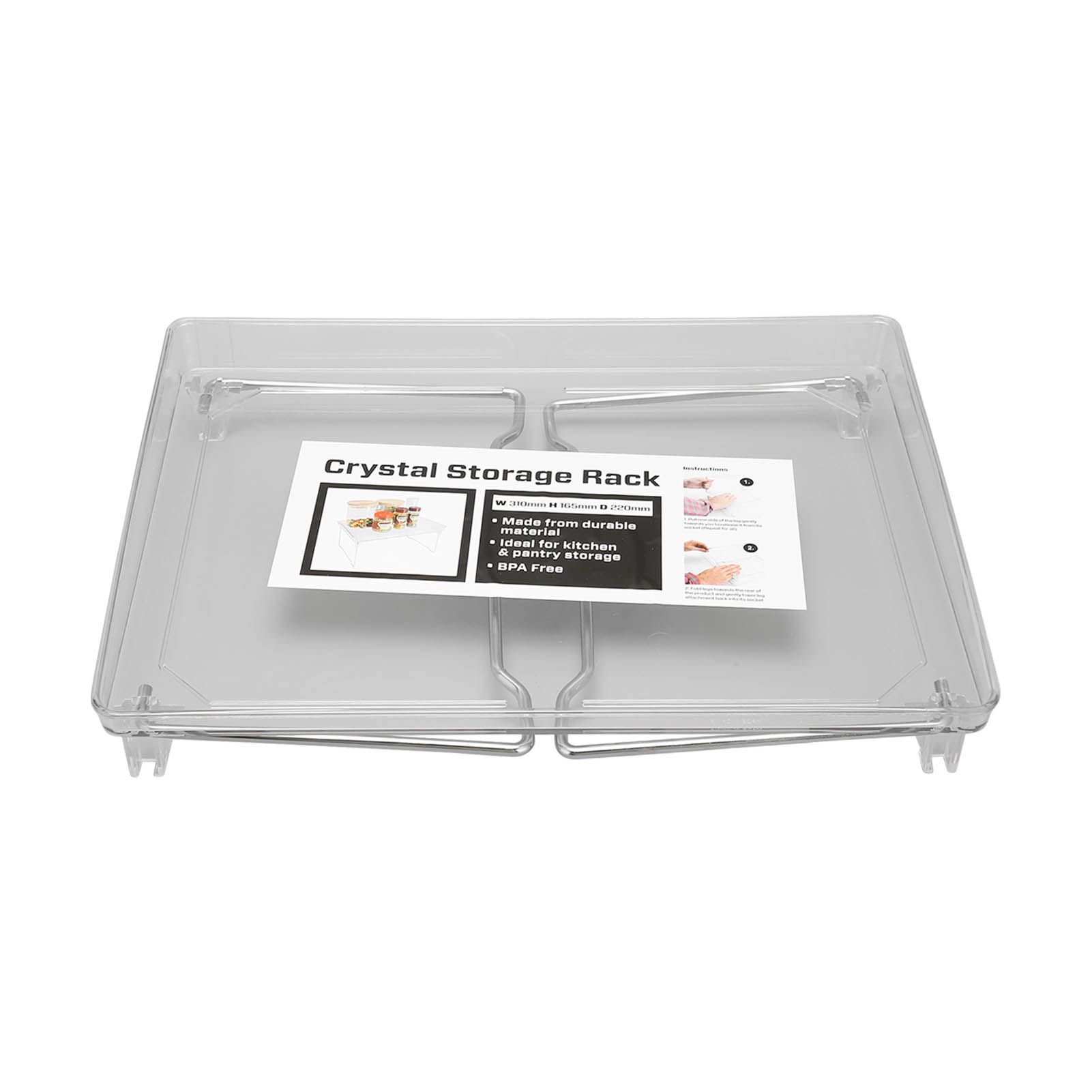 Desk Organizer Rack Stainless Steel Foldable Multifunctional Desktop Storage view 10