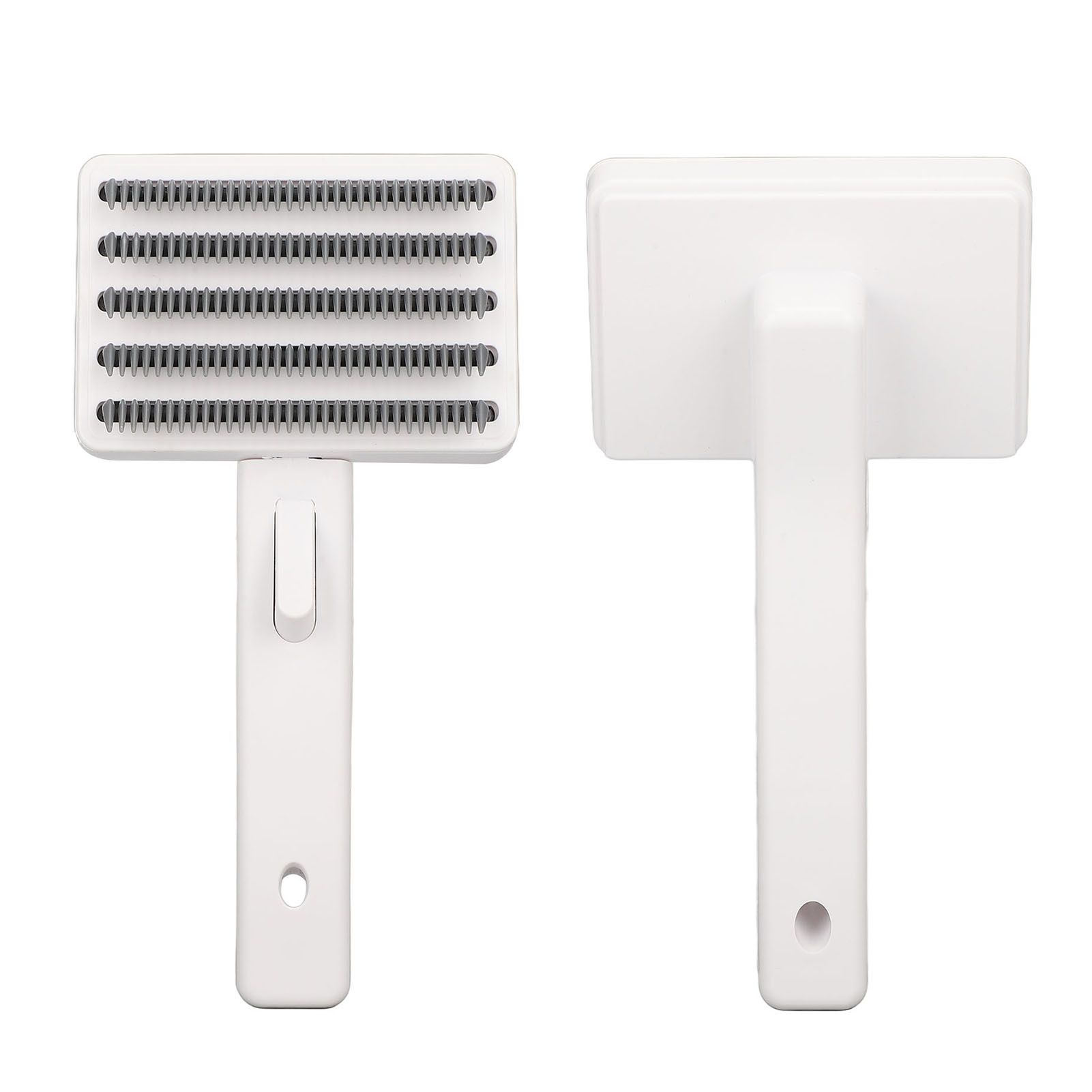 Dog Deshedding Brush Durable ABS Portable Comfortable Handle Body Massage Hair view 3