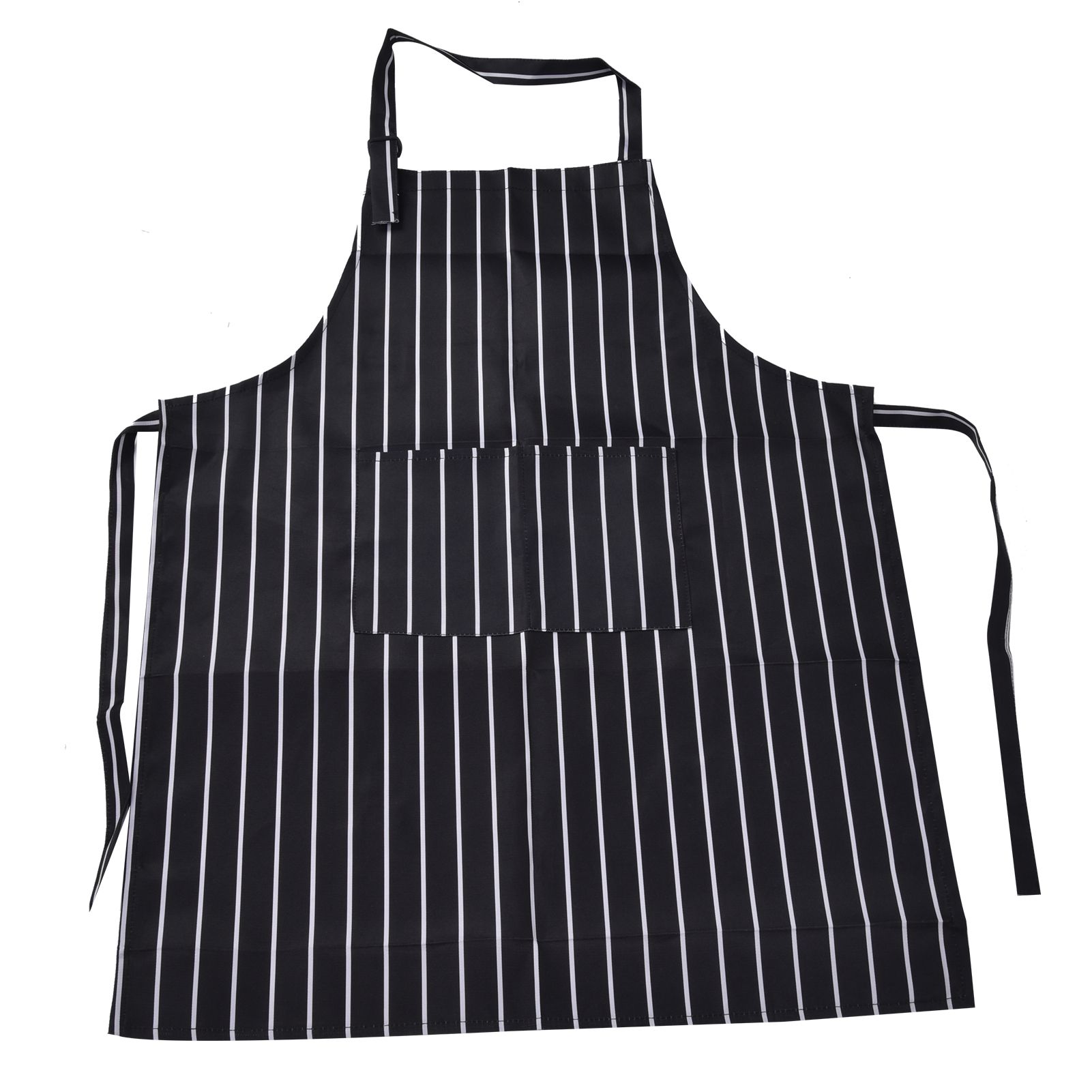 Bib Apron Waterproof Adjustable Kitchen Cooking Aprons with Dual Pockets for