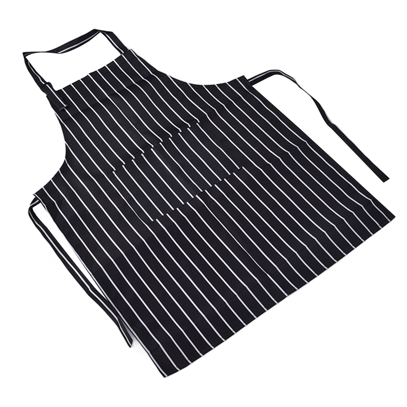 Bib Apron Waterproof Adjustable Kitchen Cooking Aprons with Dual Pockets for view 2